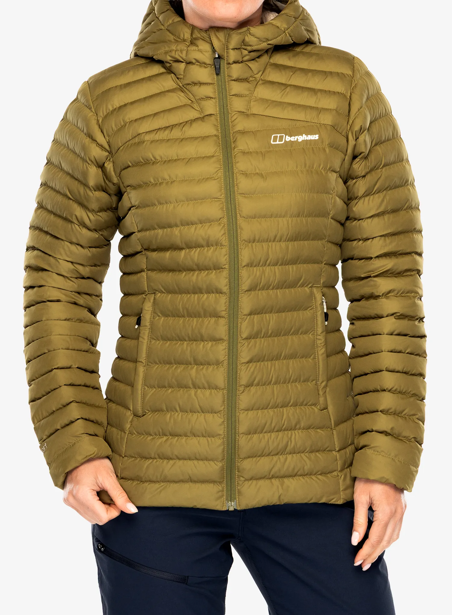 Šilta moteriška striukė Berghaus Nula Micro Jacket - oak moss