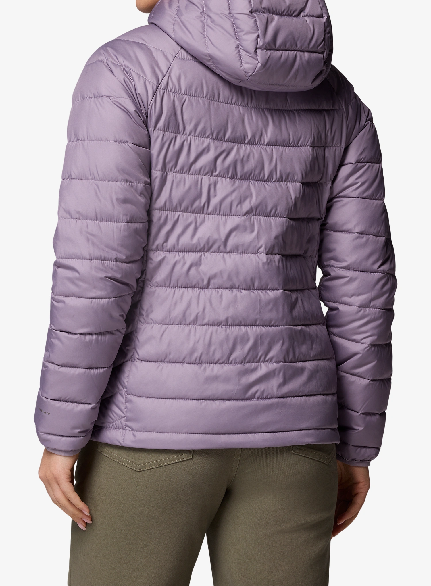 Šilta moteriška striukė Columbia Powder Lite II Hooded Jacket - shale purple