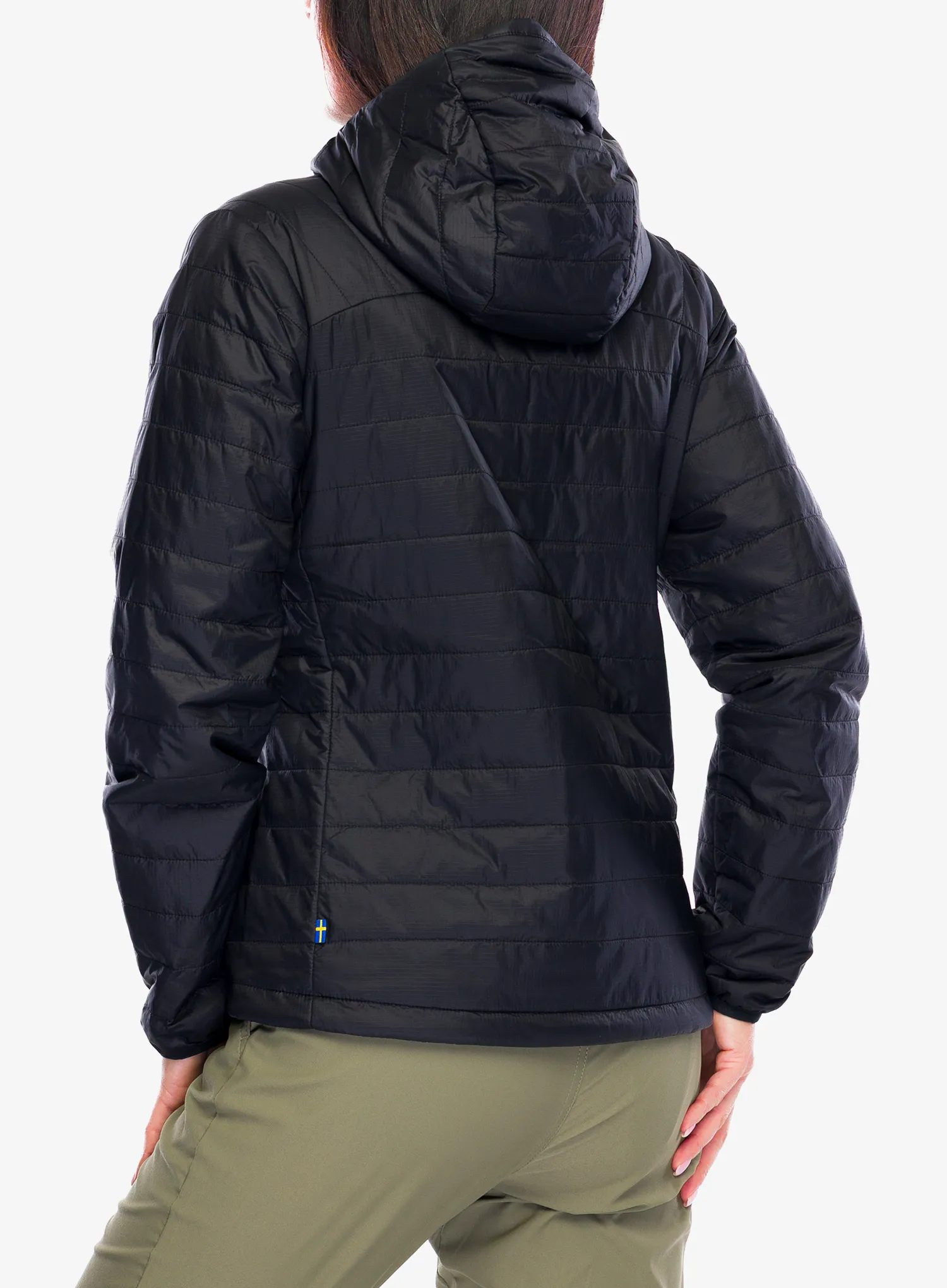 Šilta moteriška striukė Fjallraven Expedition X-latt Hoodie - black