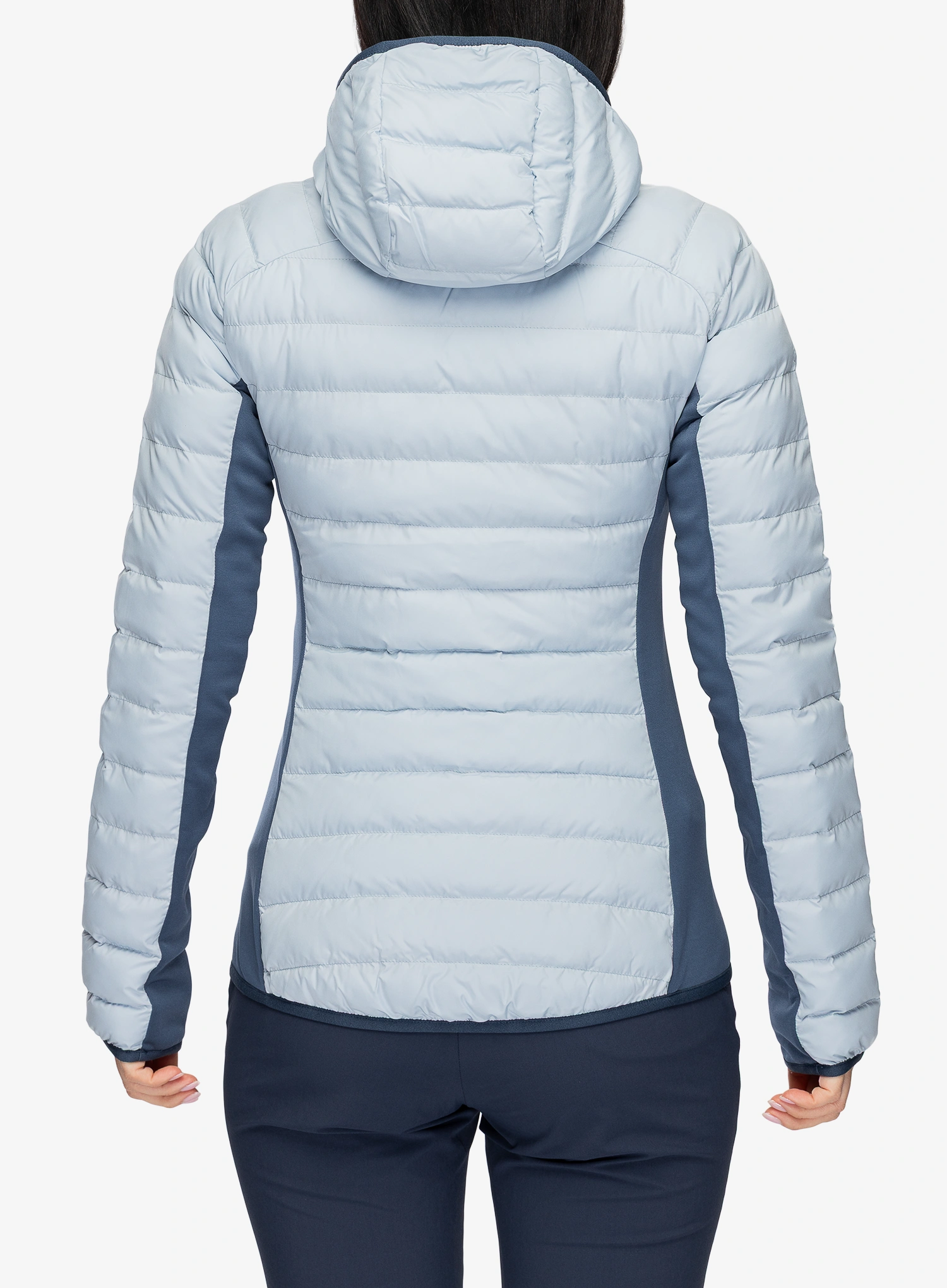 Šilta moteriška striukė Millet Fitz Roy Warm Hoodie - iceberg/dark denim