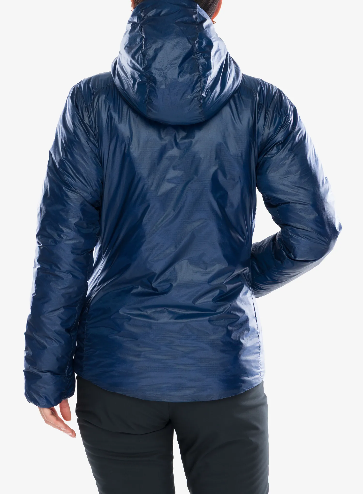Šilta moteriška striukė Mountain Equipment Oreus Hooded Jacket -  blue admiral