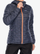 Šilta moteriška striukė Patagonia Micro Puff Hoody - smolder blue/p6 blue