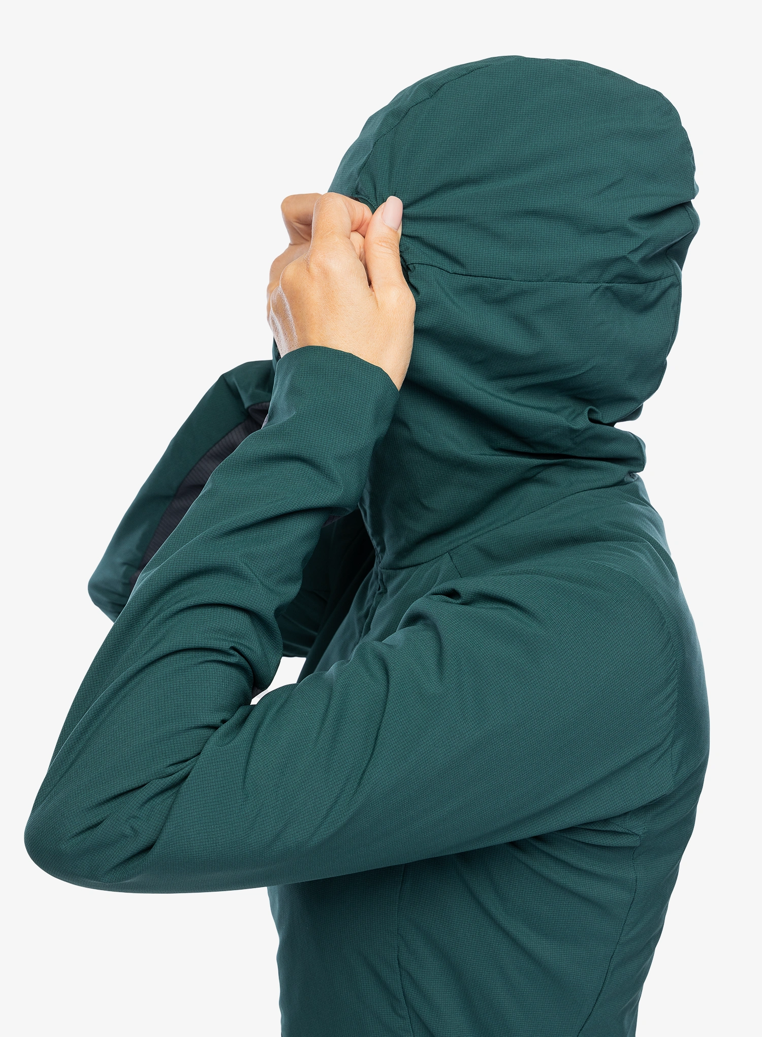 Šilta moteriška striukė Patagonia Nano-Air Ultralight Full-Zip Hoody - cascade green/green