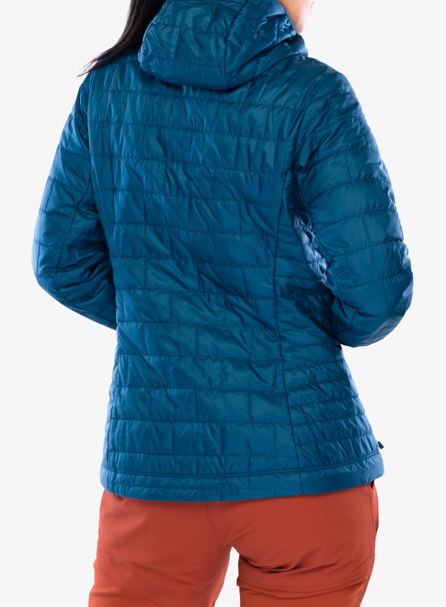 Šilta moteriška striukė Patagonia Nano Puff Hoody - lagom blue