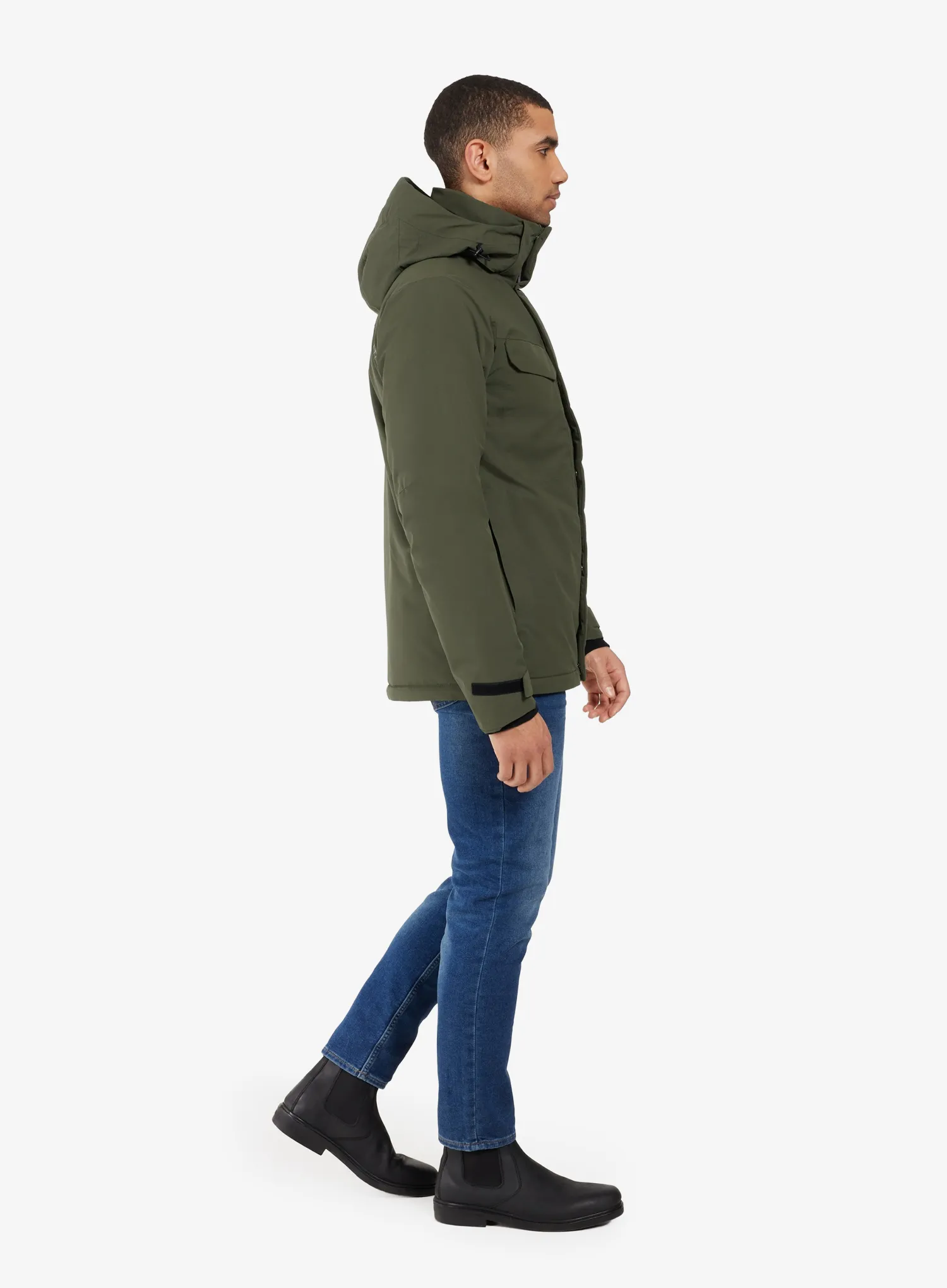 Šilta striukė Didriksons Stefan Jacket - deep green