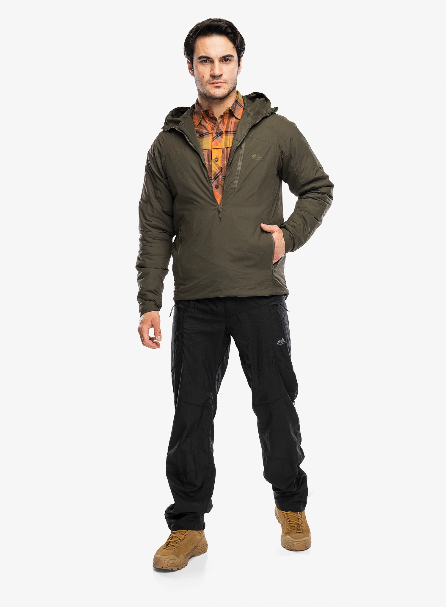 Šilta striukė Helikon-Tex Wolfhound Hoodie Lite - taiga green