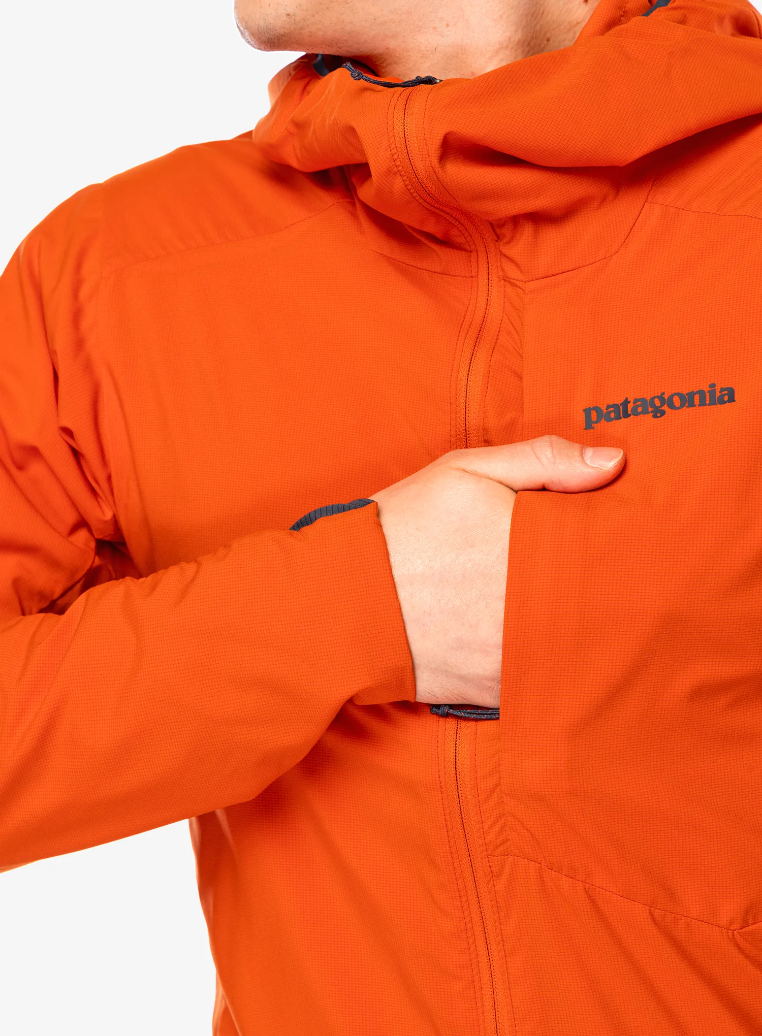 Šilta striukė Patagonia Nano-Air Ultralight Full-Zip Hoody - pollinator orange