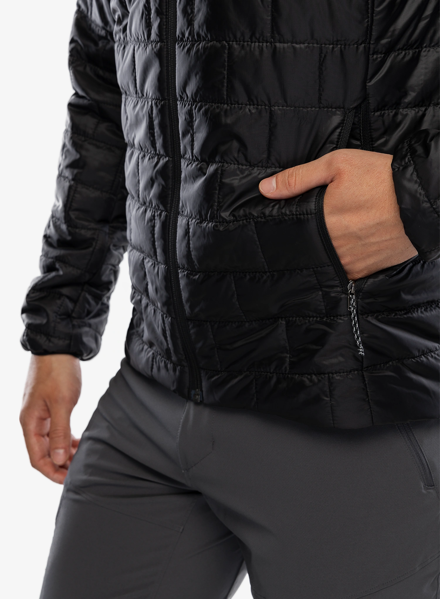 Šilta striukė Patagonia Nano Puff Hoody - black/black