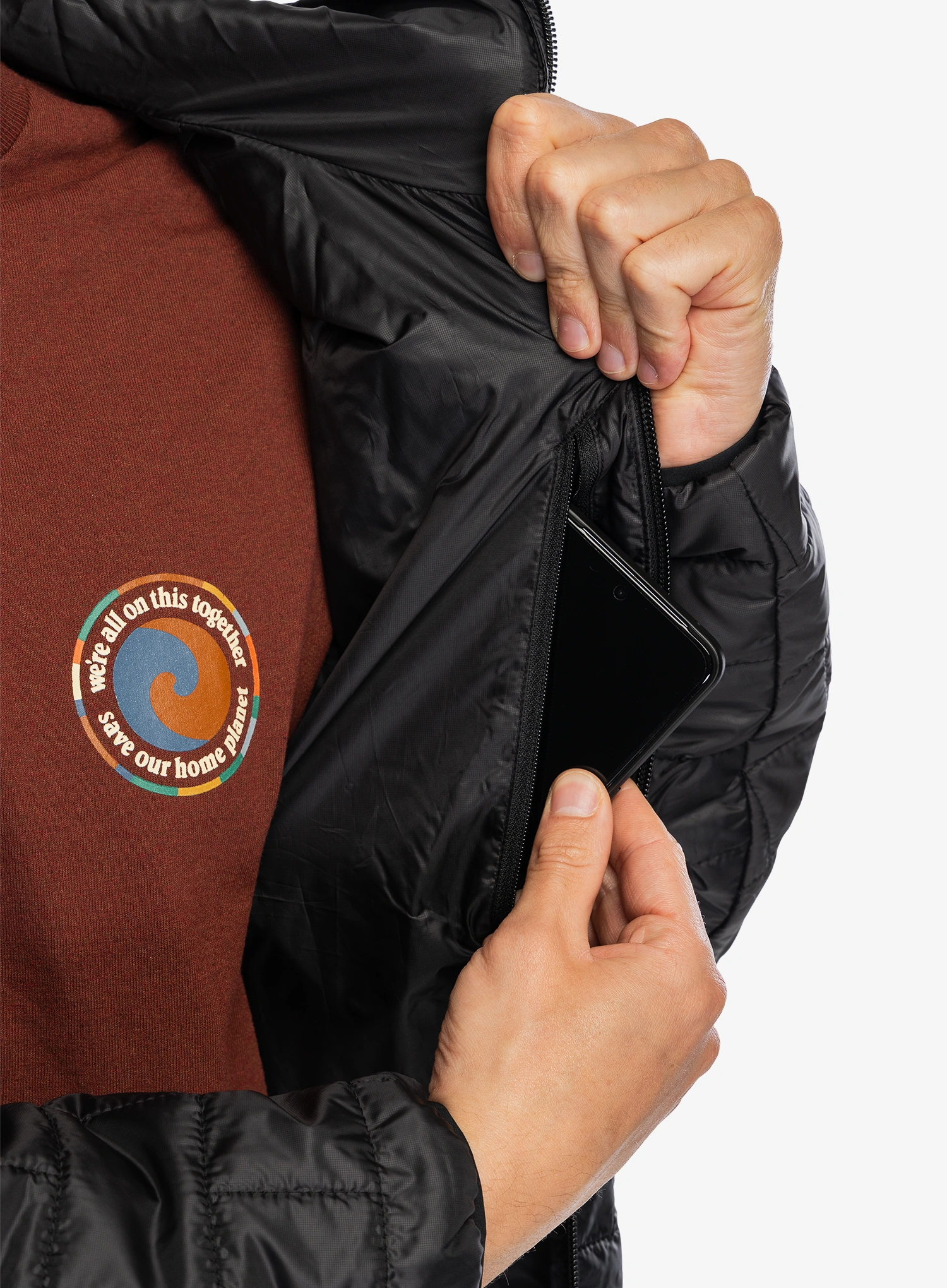 Šilta striukė Patagonia Nano Puff Hoody - black/black