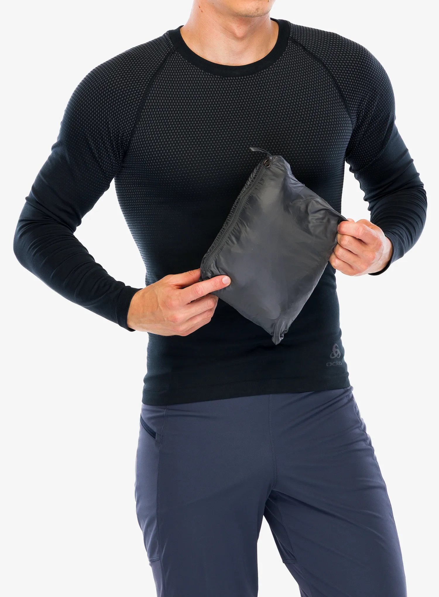 Šilta striukė Patagonia Nano Puff Hood - forge grey