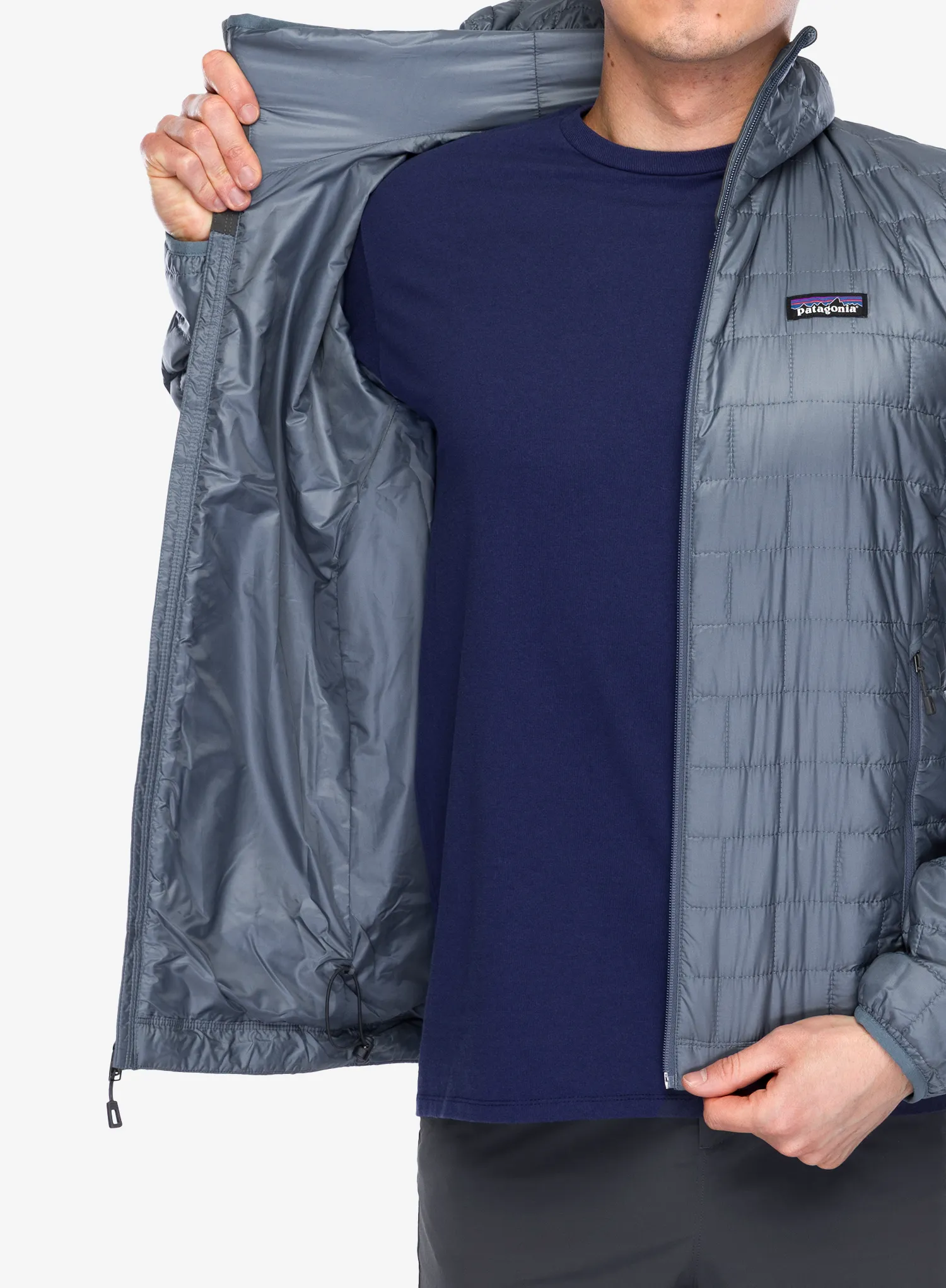 Šilta striukė Patagonia Nano Puff Hoody - utility blue