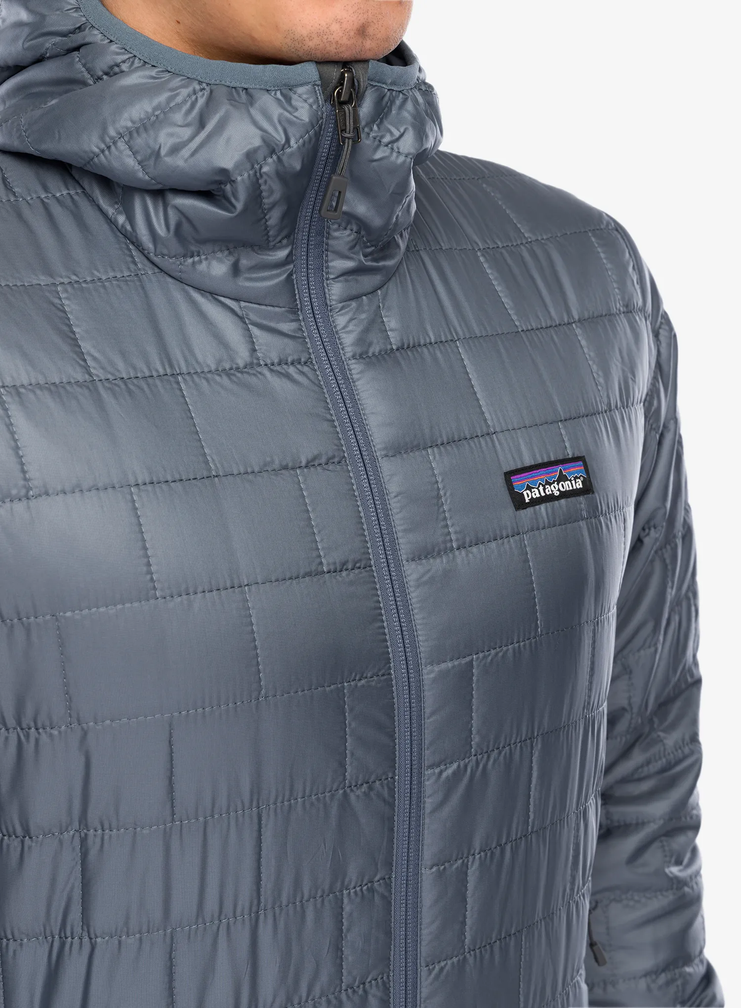 Šilta striukė Patagonia Nano Puff Hoody - utility blue