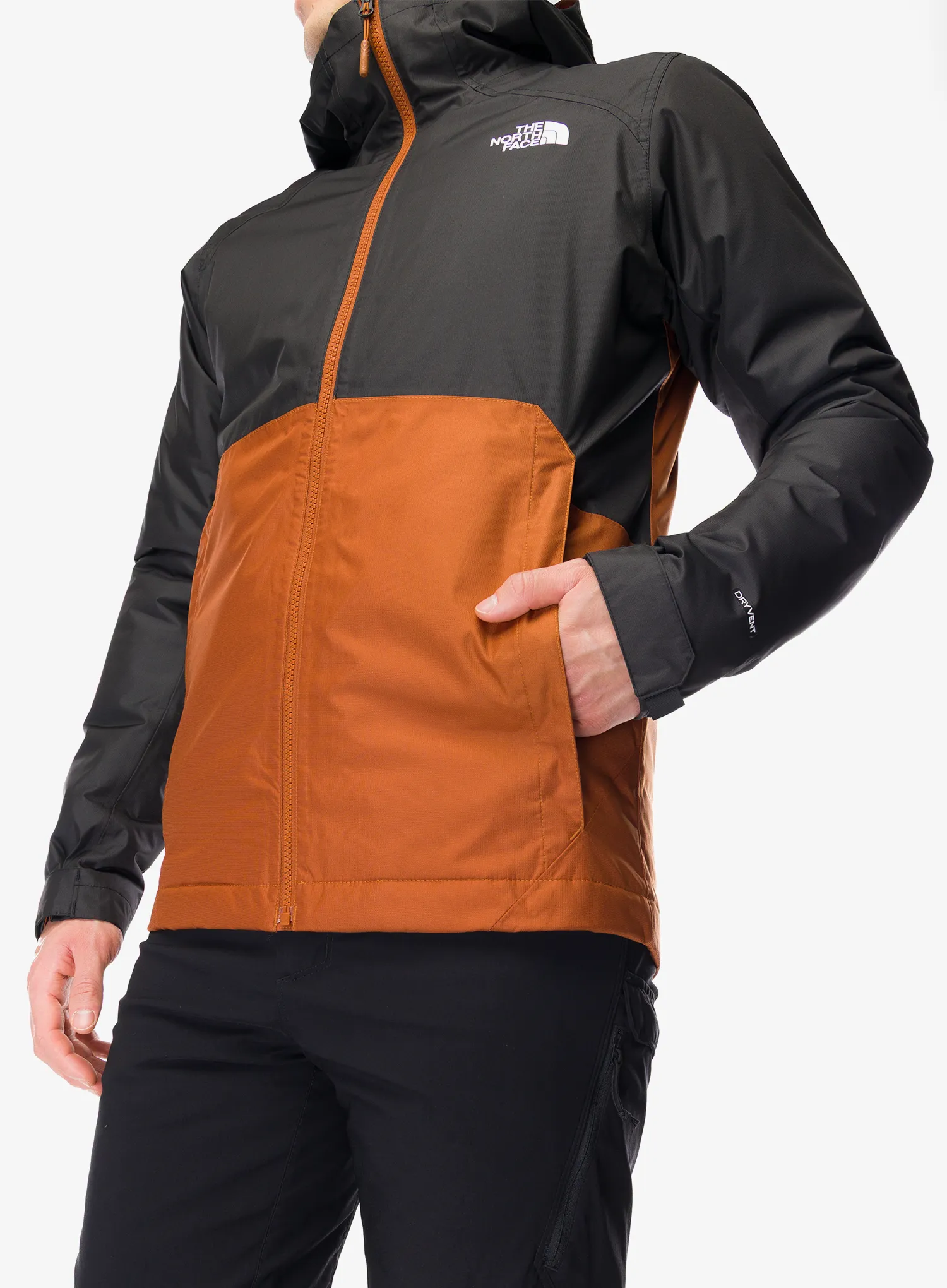 Šilta striukė The North Face Millerton Insulated Jacket - burnt umber/tnf black