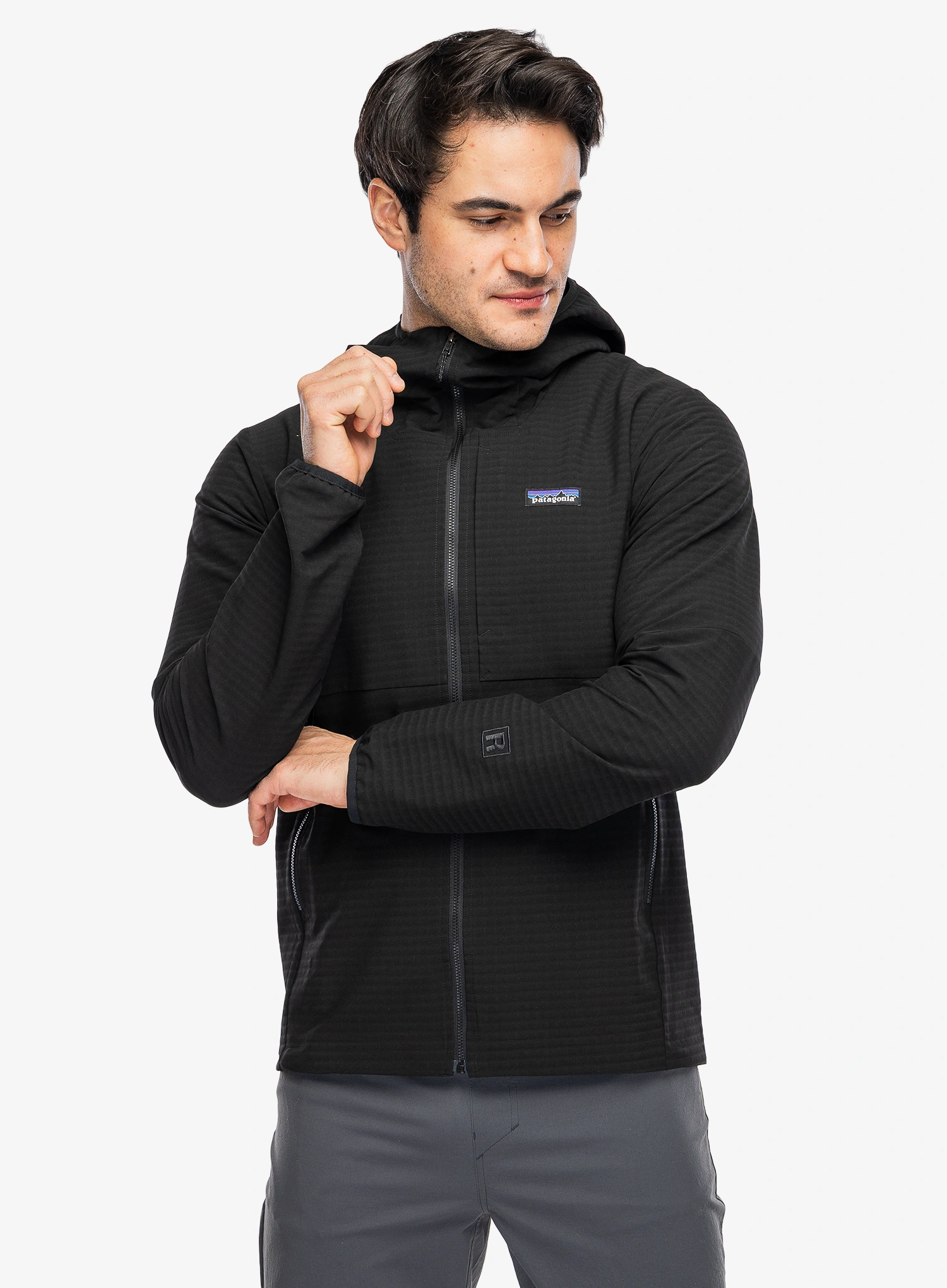 Striukė Patagonia R1 TechFace Hoody - black
