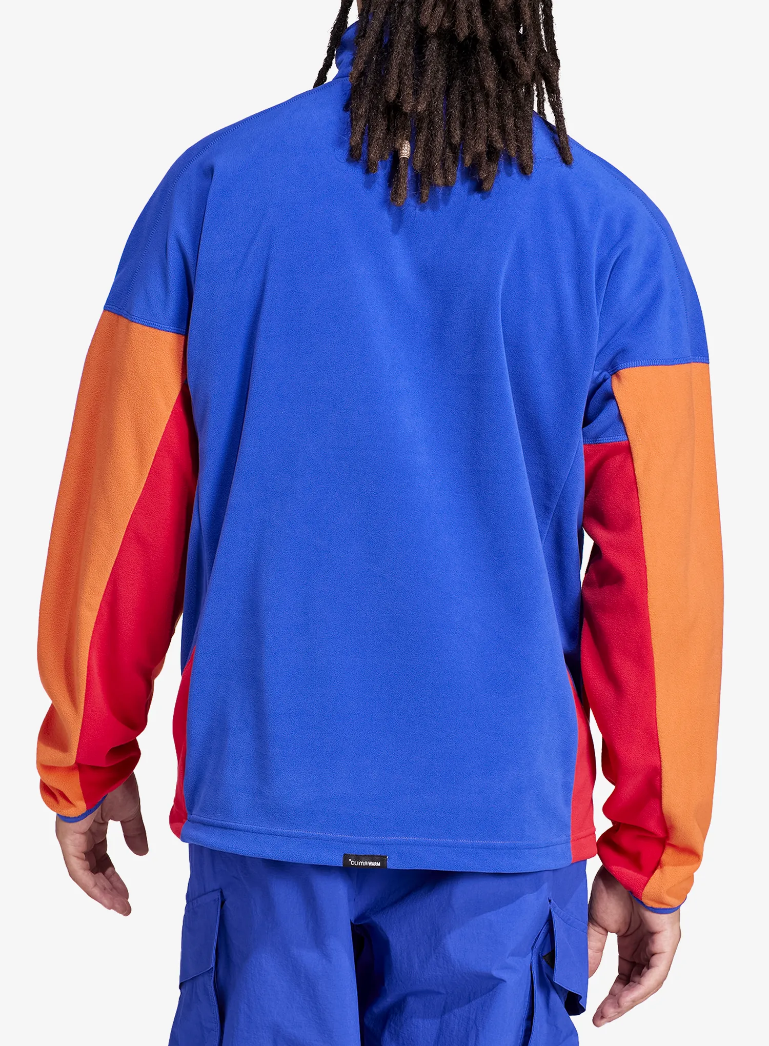 Flisinė striukė adidas TERREX Multi Climawarm Fleece Anorak - selubl/seimor/purrub