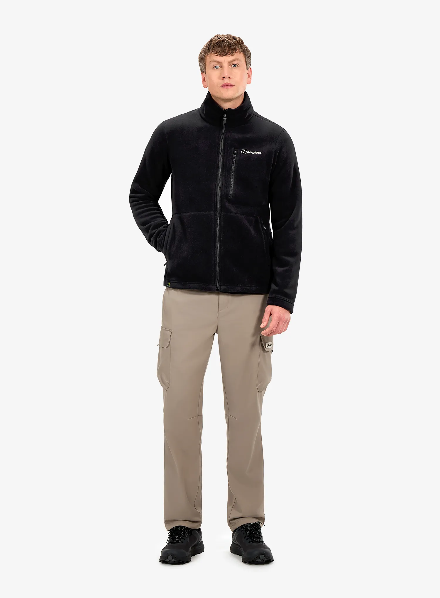 Flisinė striukė Berghaus Activity PT Jacket InterActive - black