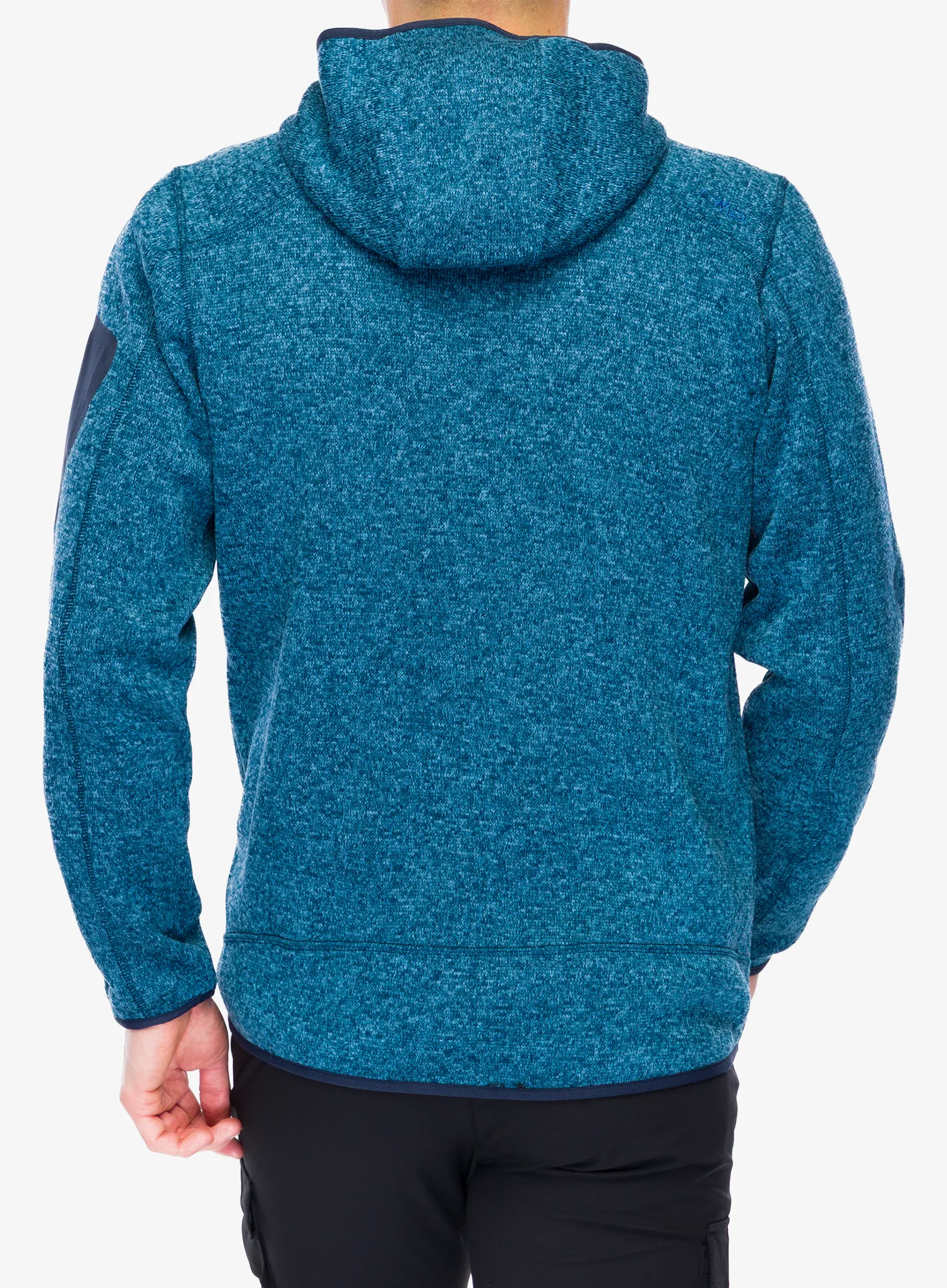 Flisinė striukė CMP Borgis Fix Hood Jacket - ocean/b. blue