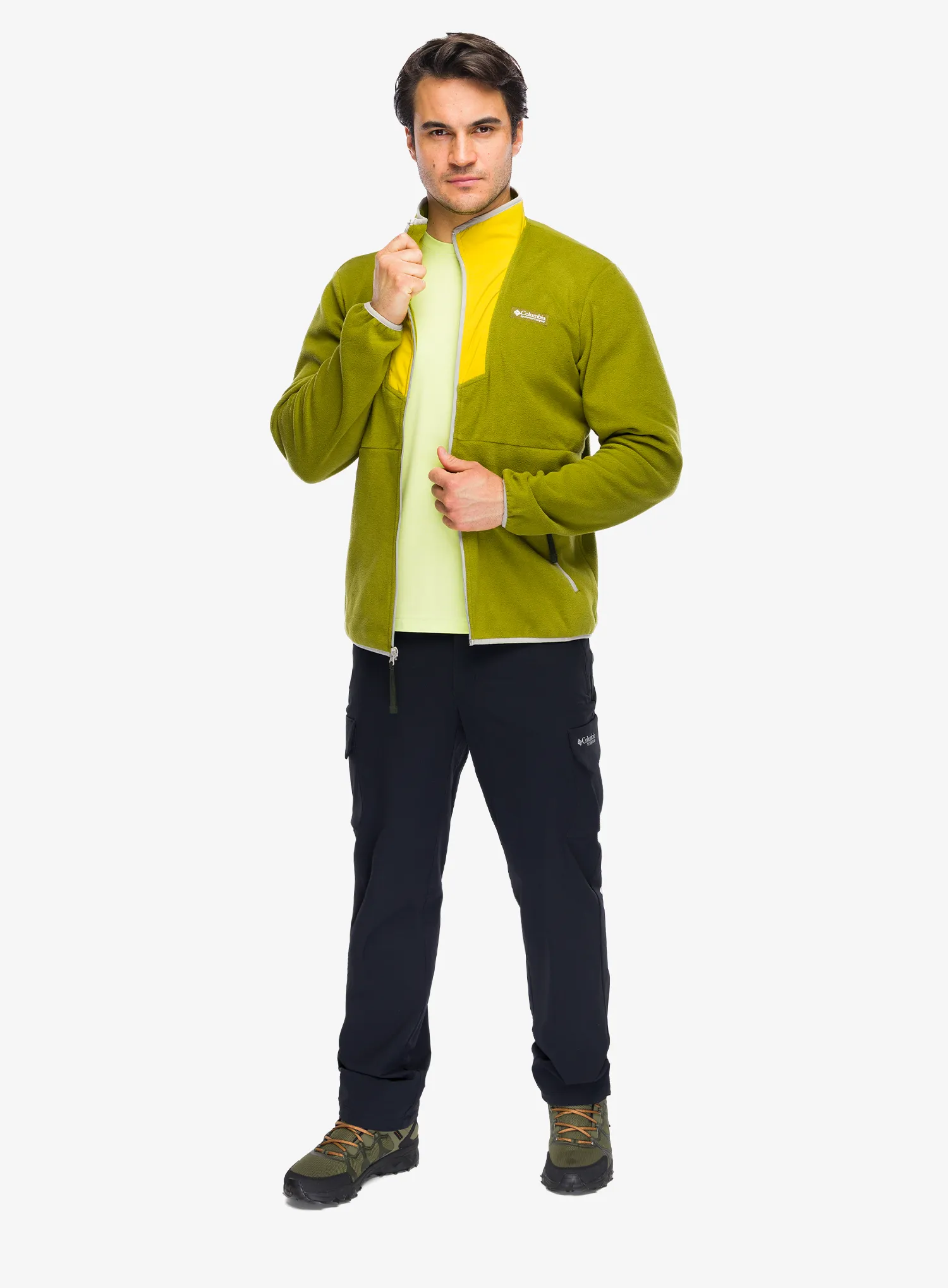 Flisinė striukė Columbia Sequoia Grove Full Zip Fleece - mossy green/antique moss