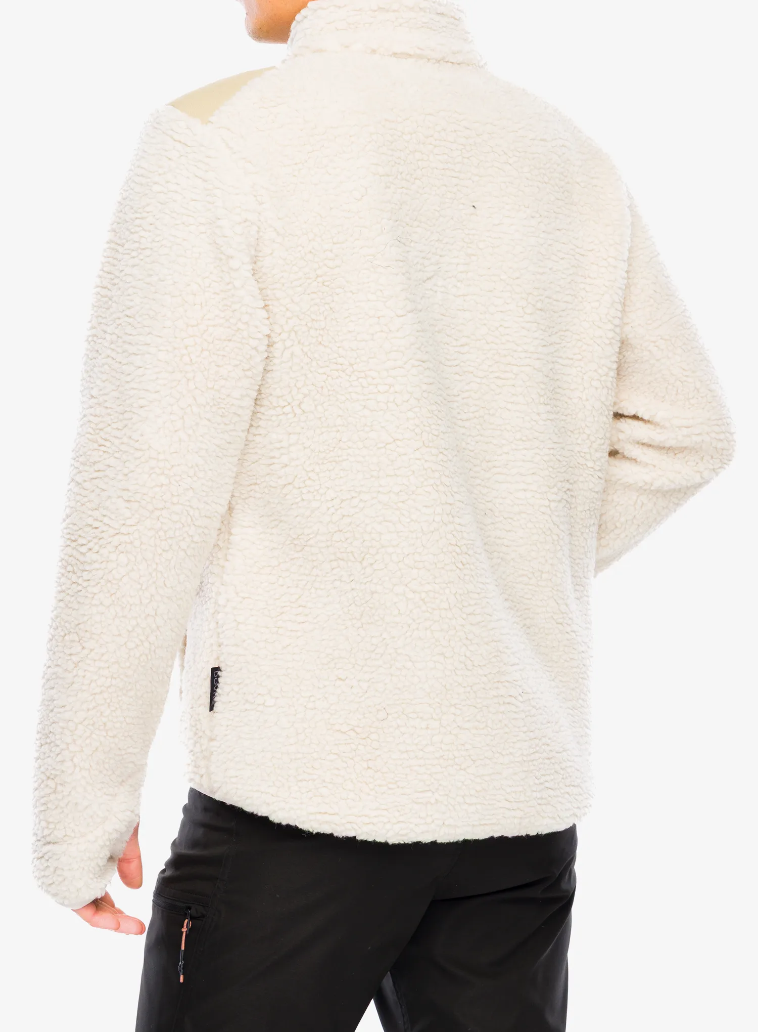 Flisinė striukė Dovre Teddy Fleece Merino Wool - beige