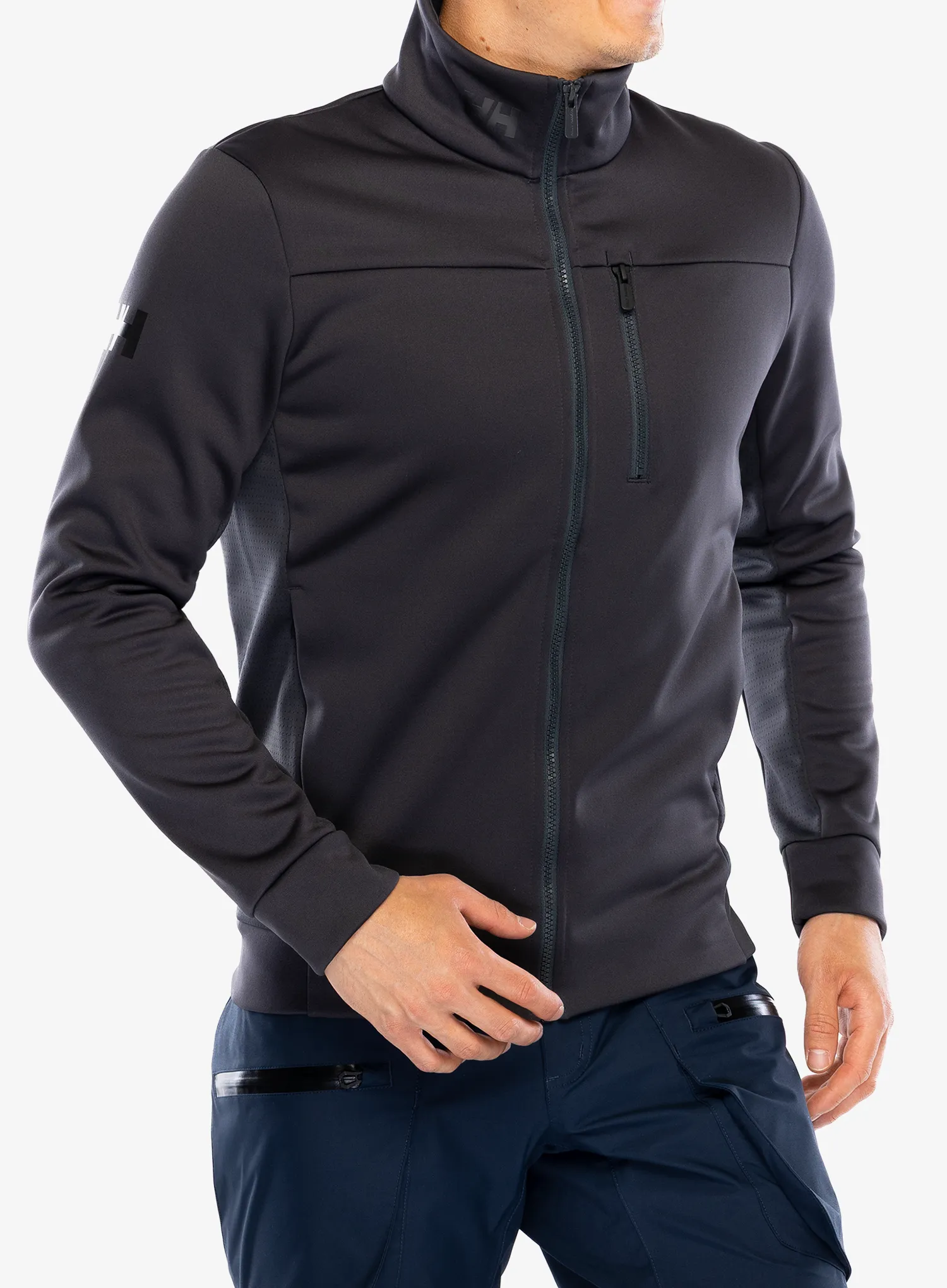 Flisinė striukė Helly Hansen Crew Fleece Jacket - ebony