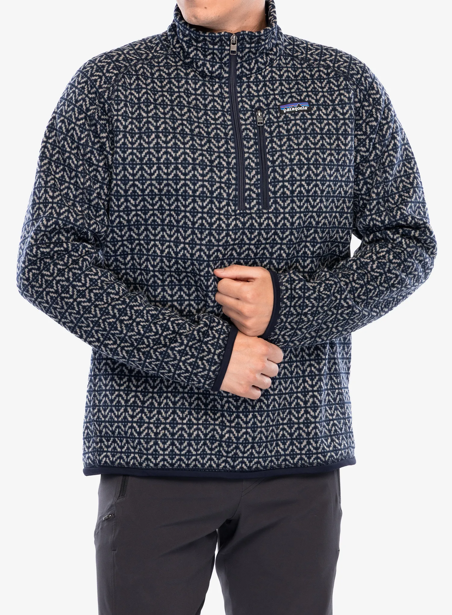 Flisinė striukė Patagonia Better Sweater 1/4 Zip - scales/sunken blue