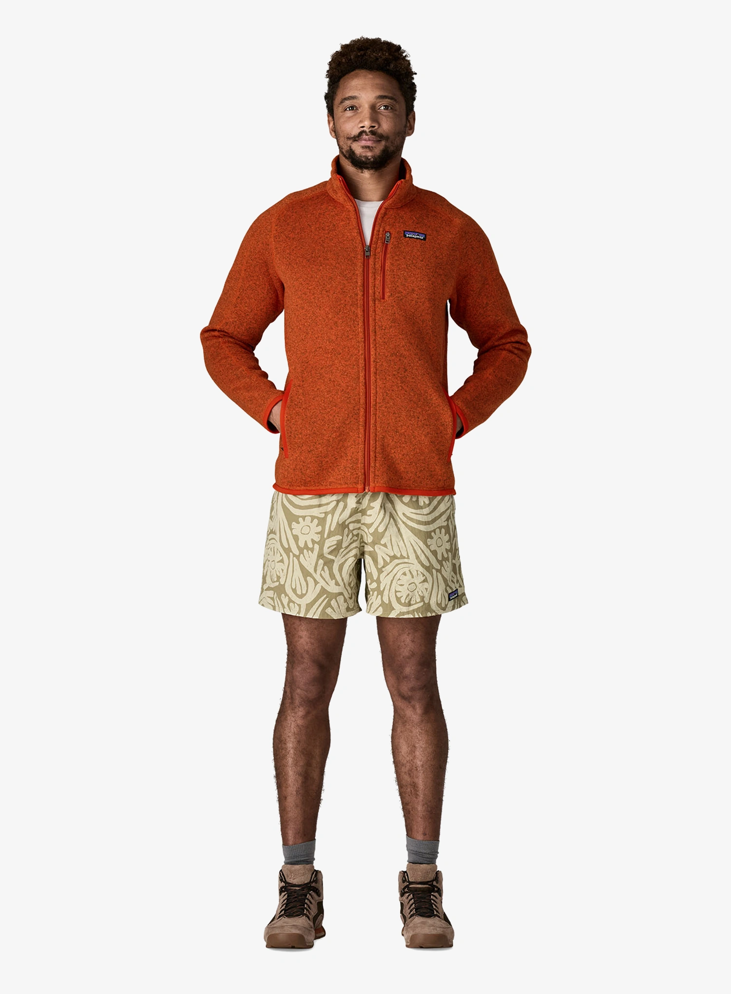 Flisinė striukė Patagonia Better Sweater Jacket - coal orange