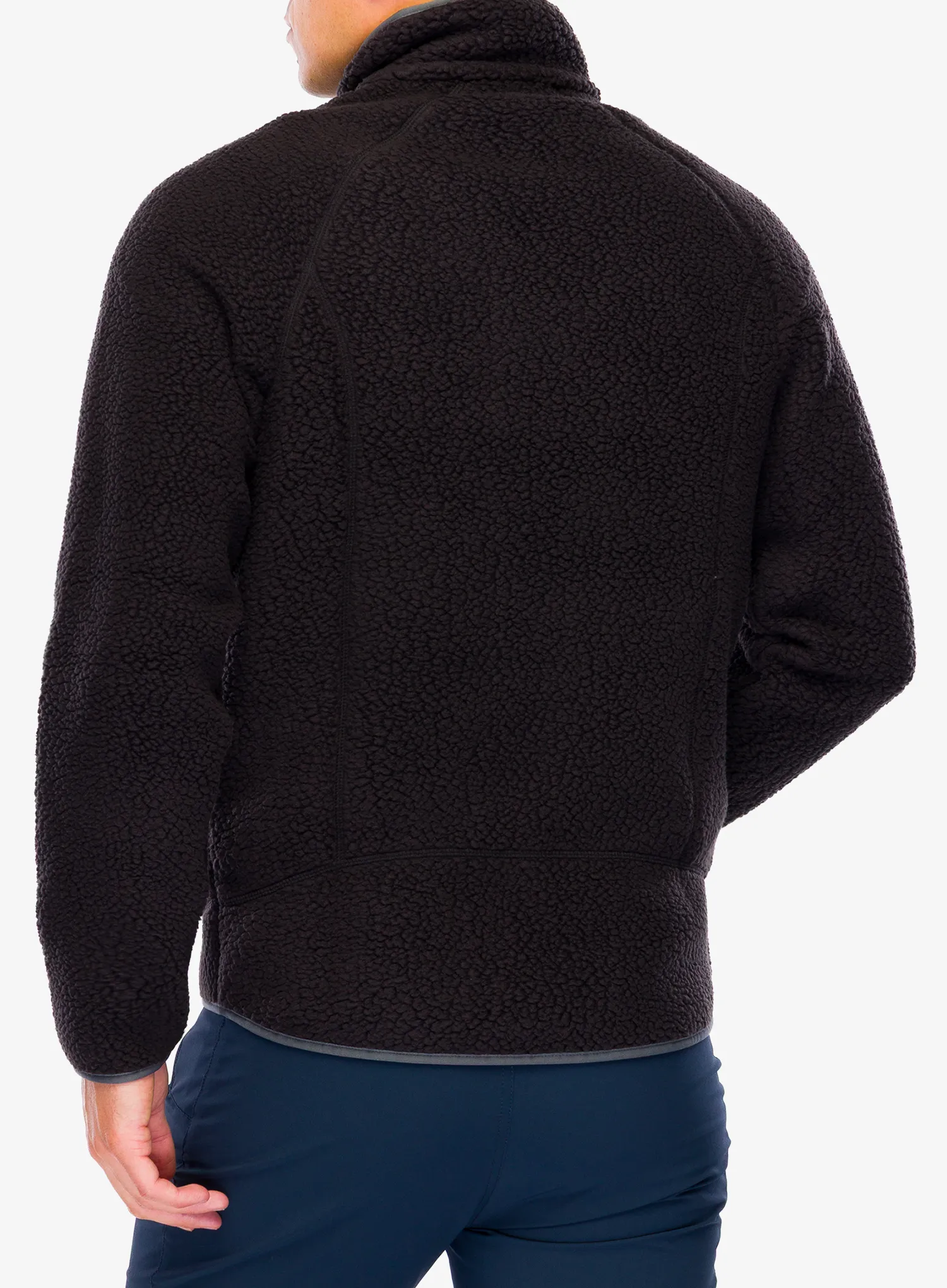 Flisinė striukė Patagonia Retro Pile Jacket - black/forge grey