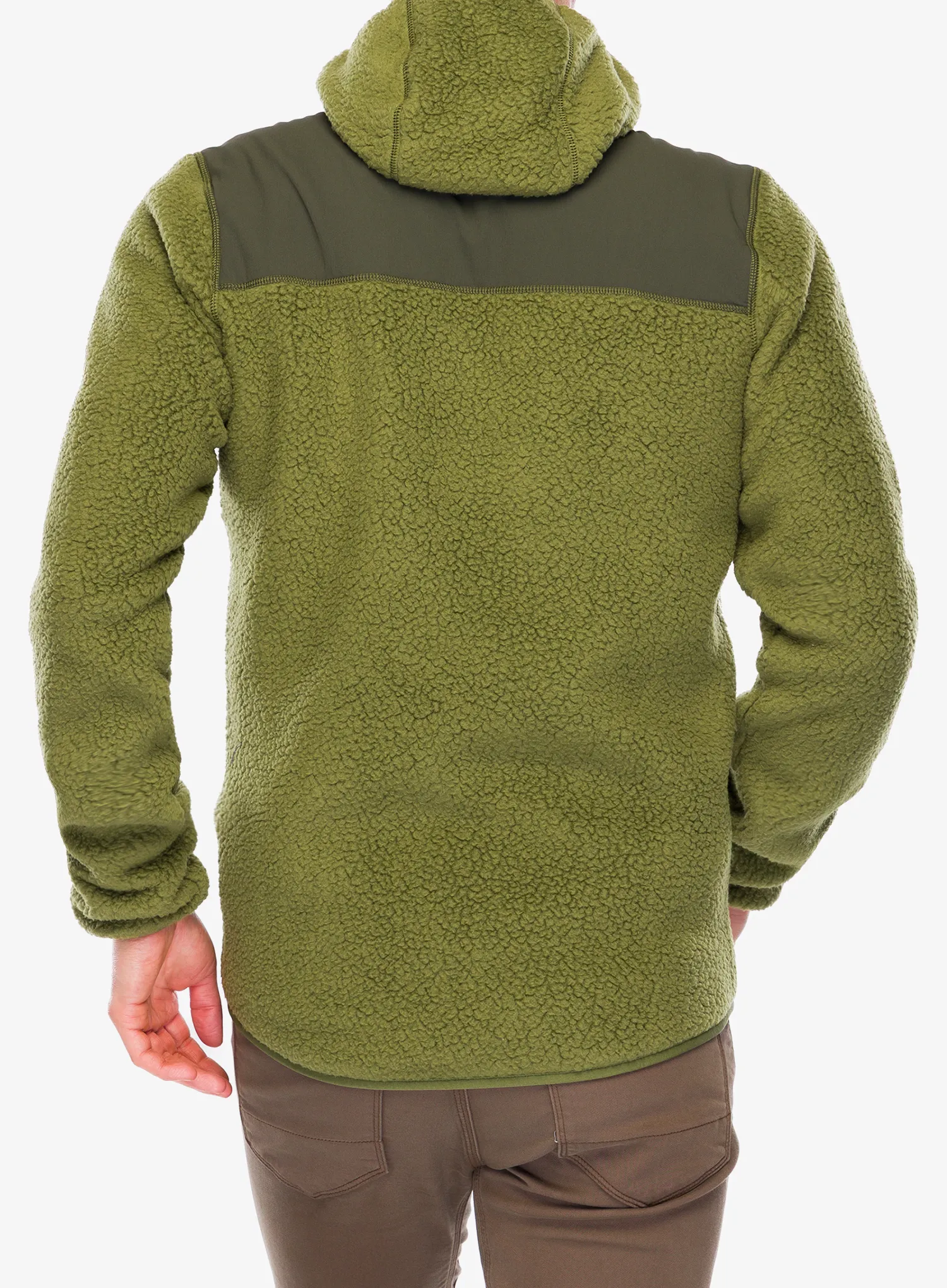 Flisinė striukė Rab Outpost Hoody - chlorite green