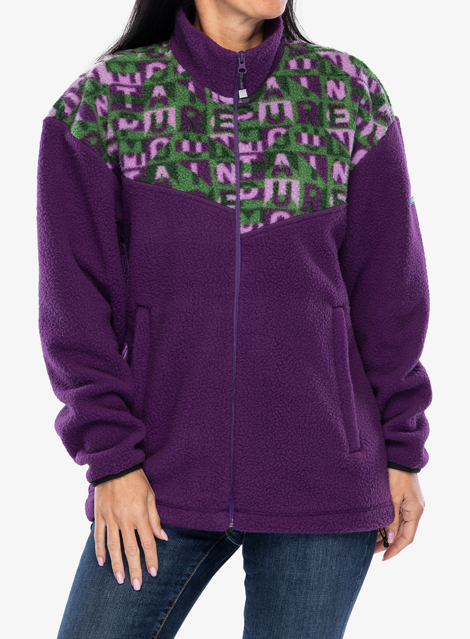 Flisinė striukė Salewa Eagle Anniversary FZ Jacket - plum