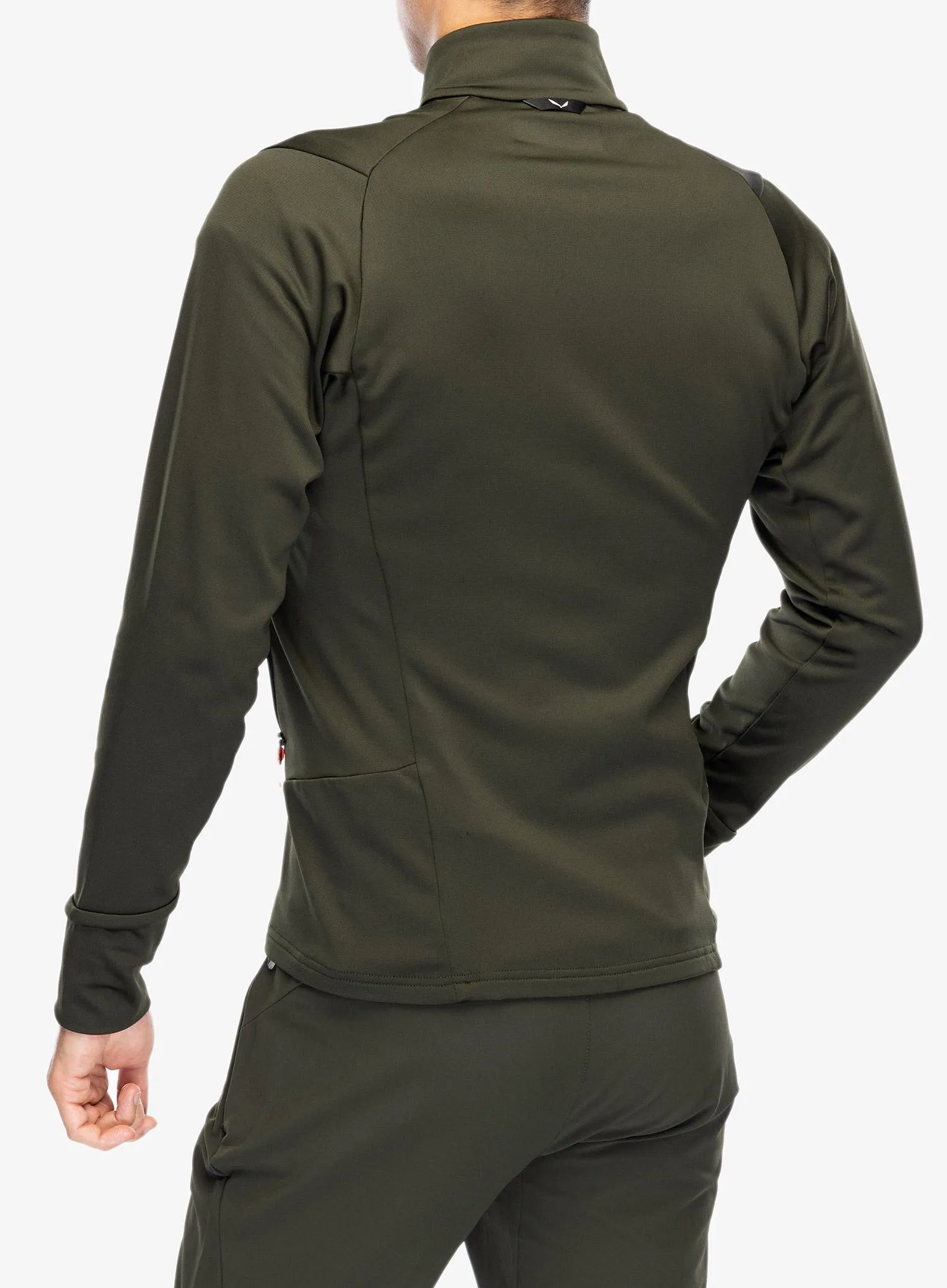 Flisinė striukė Salewa Puez PL Jacket - dark olive
