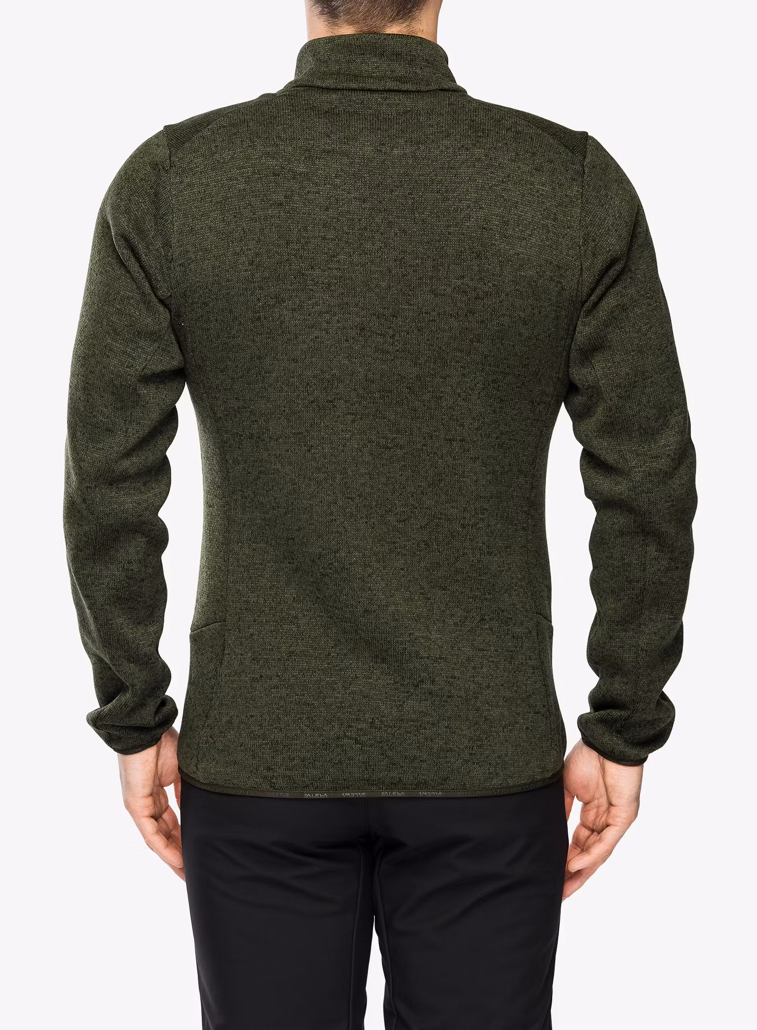 Flisinė striukė Salewa Puez Rocca PL Jacket - dark olive