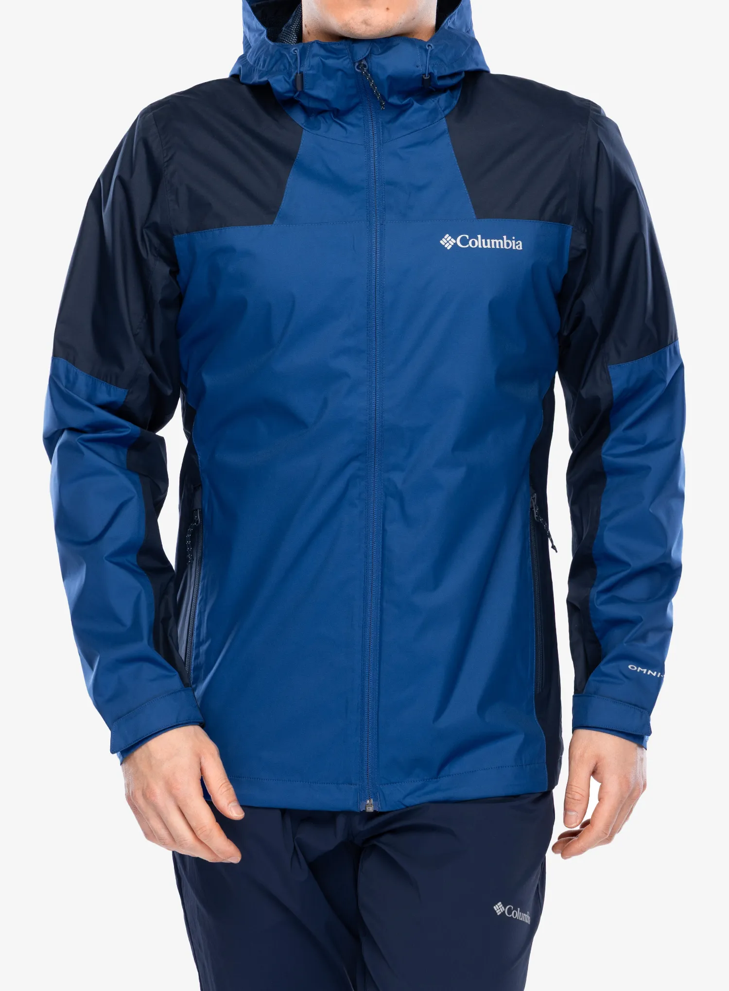 Lietaus striukė Columbia Inner Limits III Jacket - mountain blue/collegiate navy