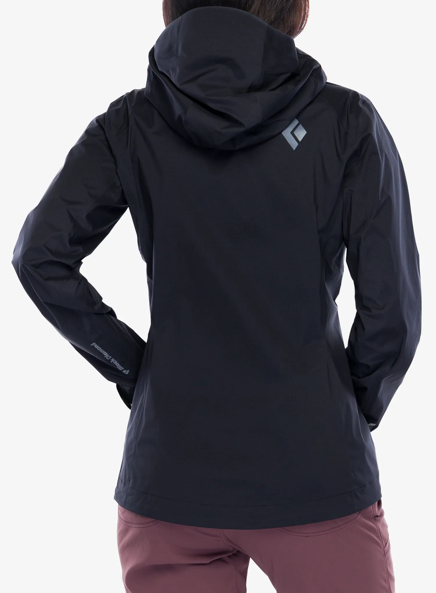 Striukė nuo lietaus moterims Black Diamond Fineline Stretch Shell - black
