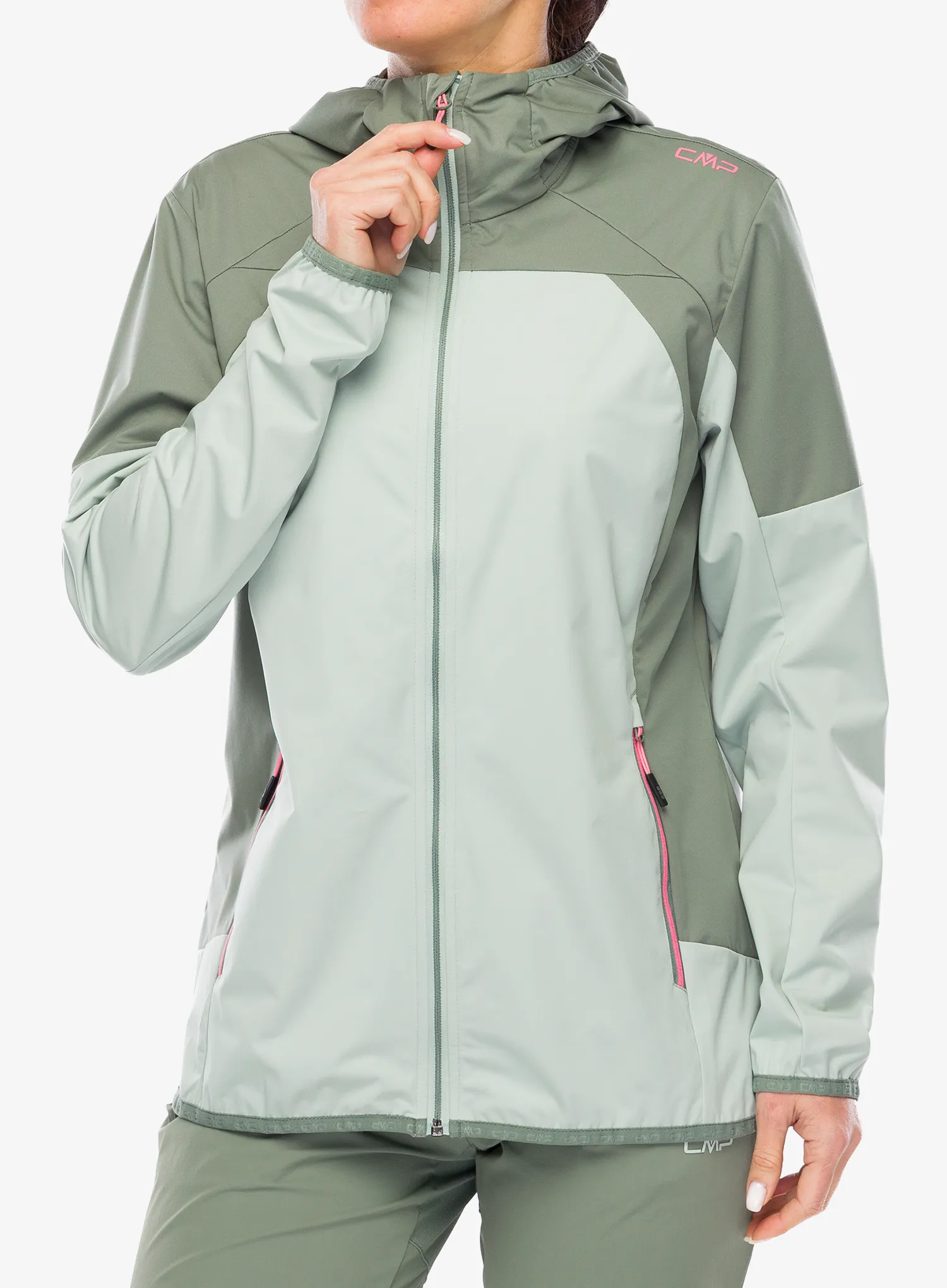 Striukė nuo lietaus moterims CMP Vorina Jacket - pistacchio