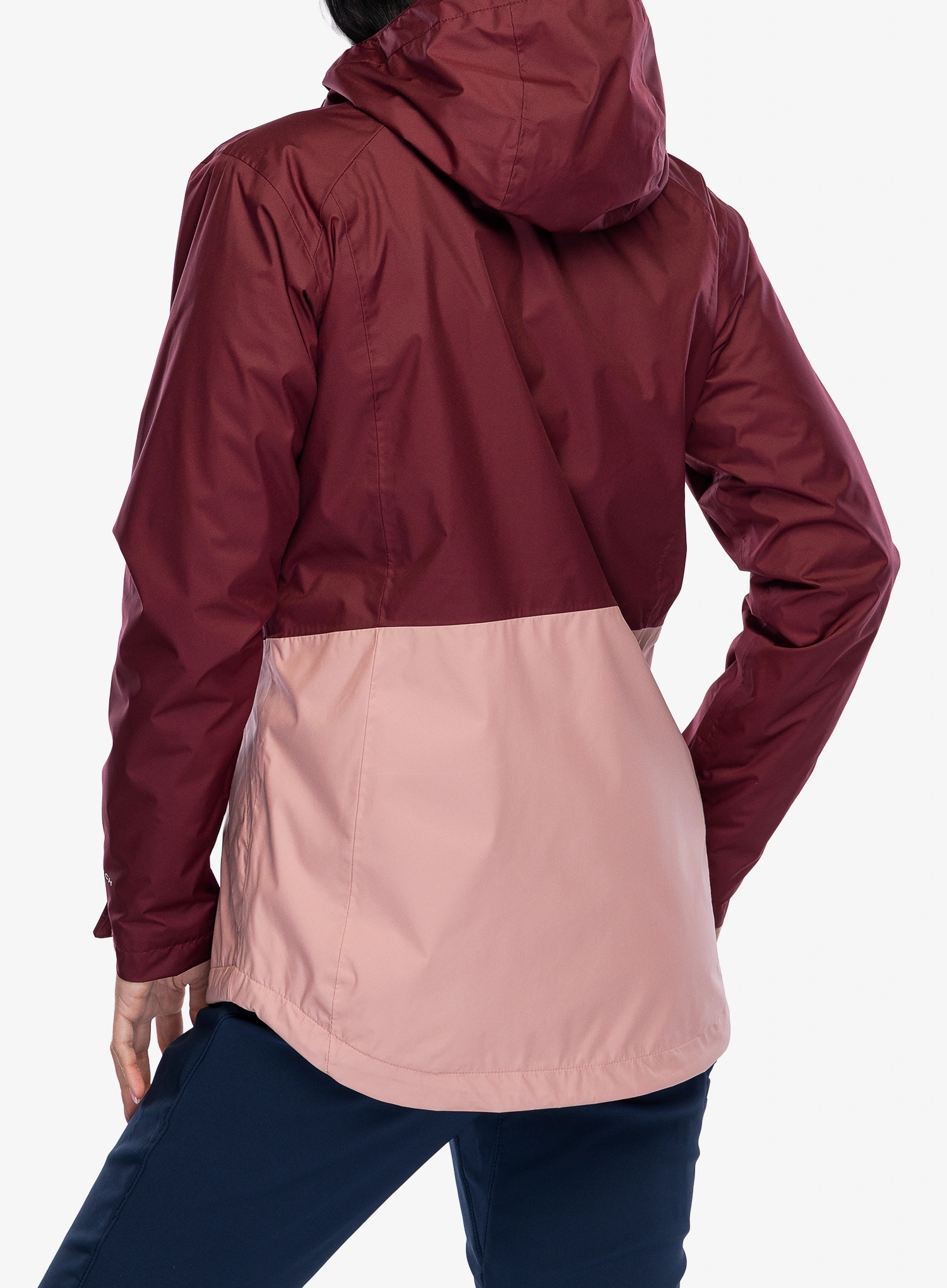 Striukė nuo lietaus moterims Columbia Inner Limits III Jacket - rich wine/eraser pink