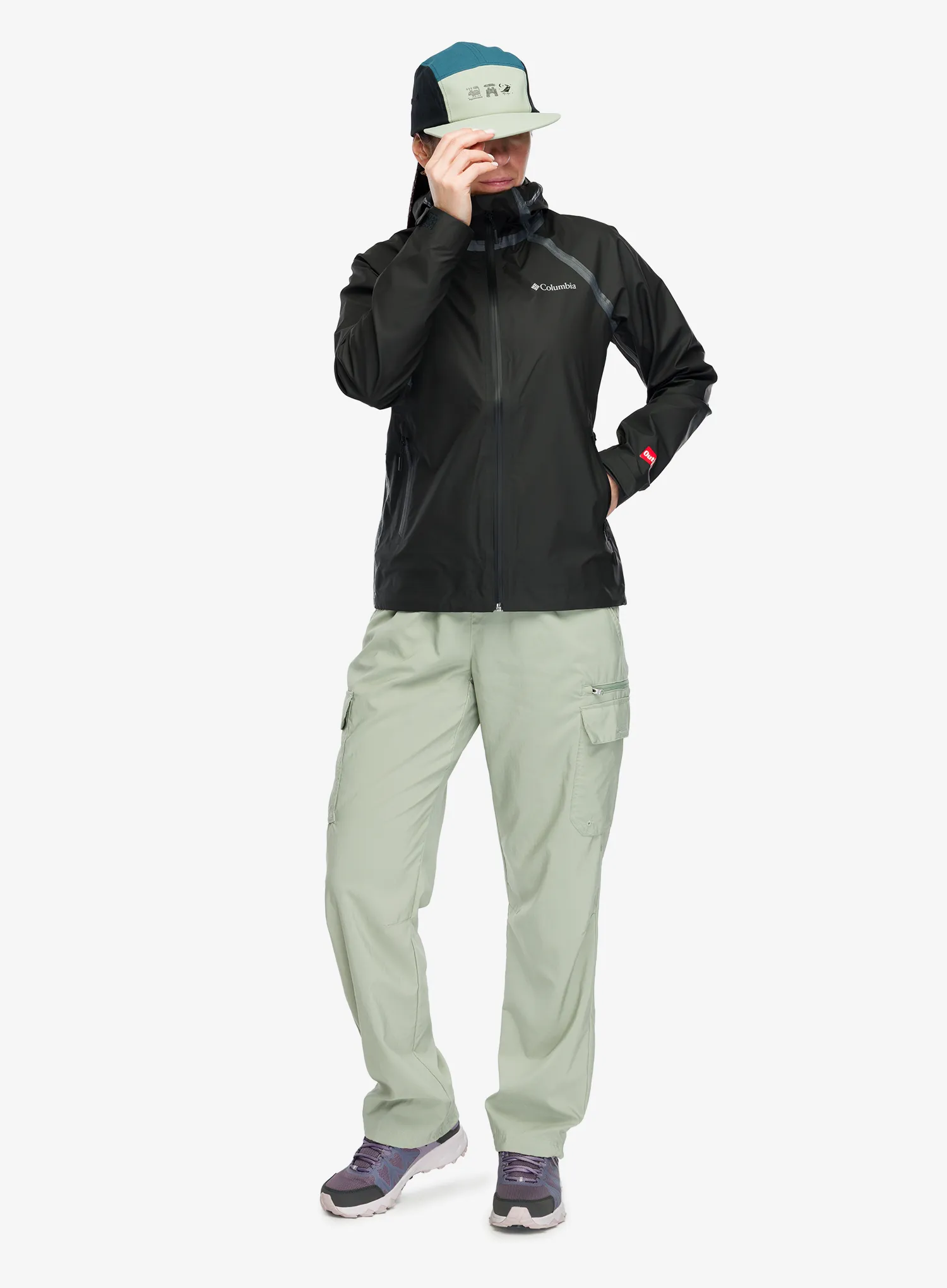 Striukė nuo lietaus moterims Columbia Reign No Shine Jacket - black