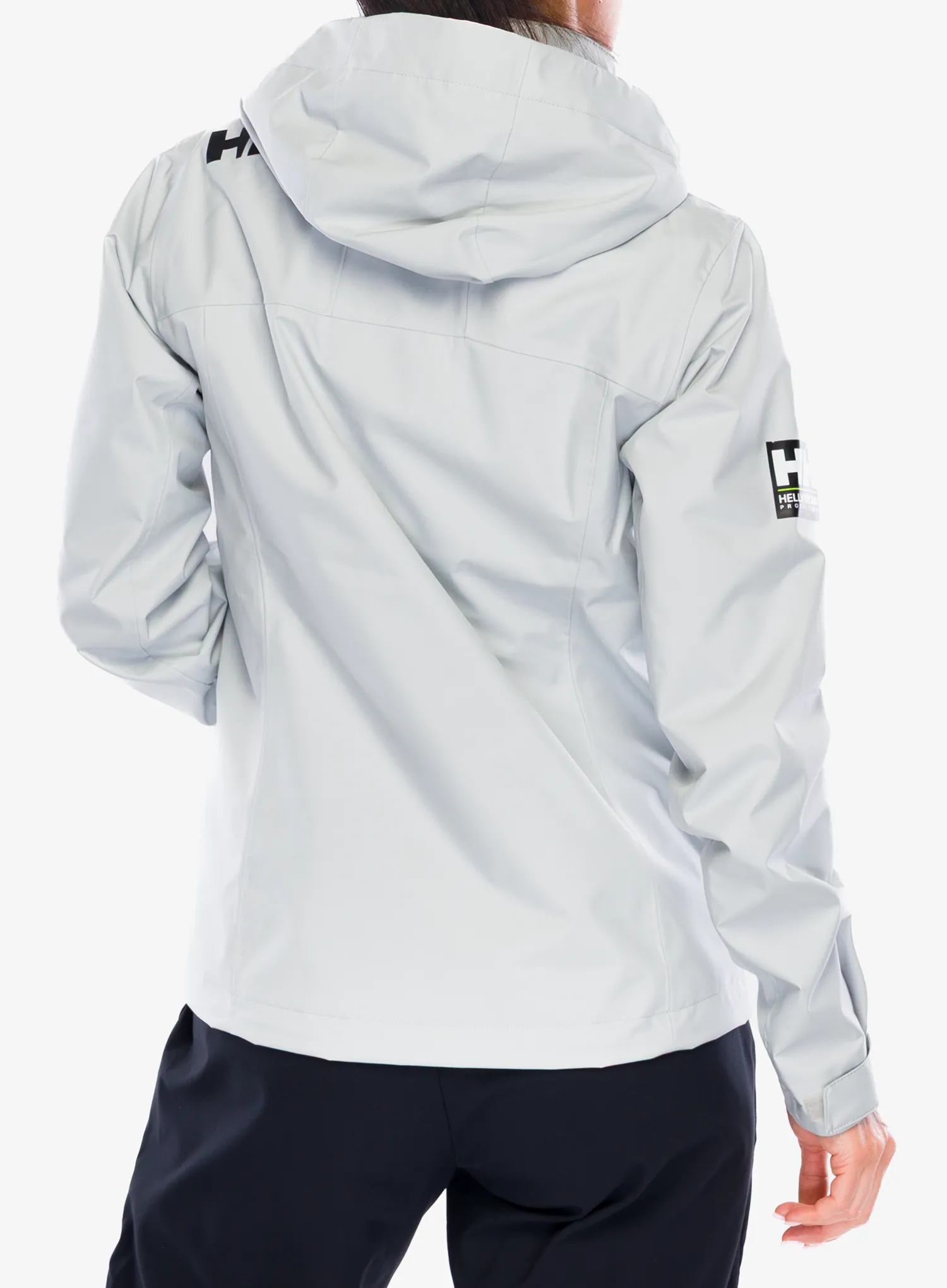 Striukė nuo lietaus moterims Helly Hansen Crew Hooded Jacket 2.0 - grey fog