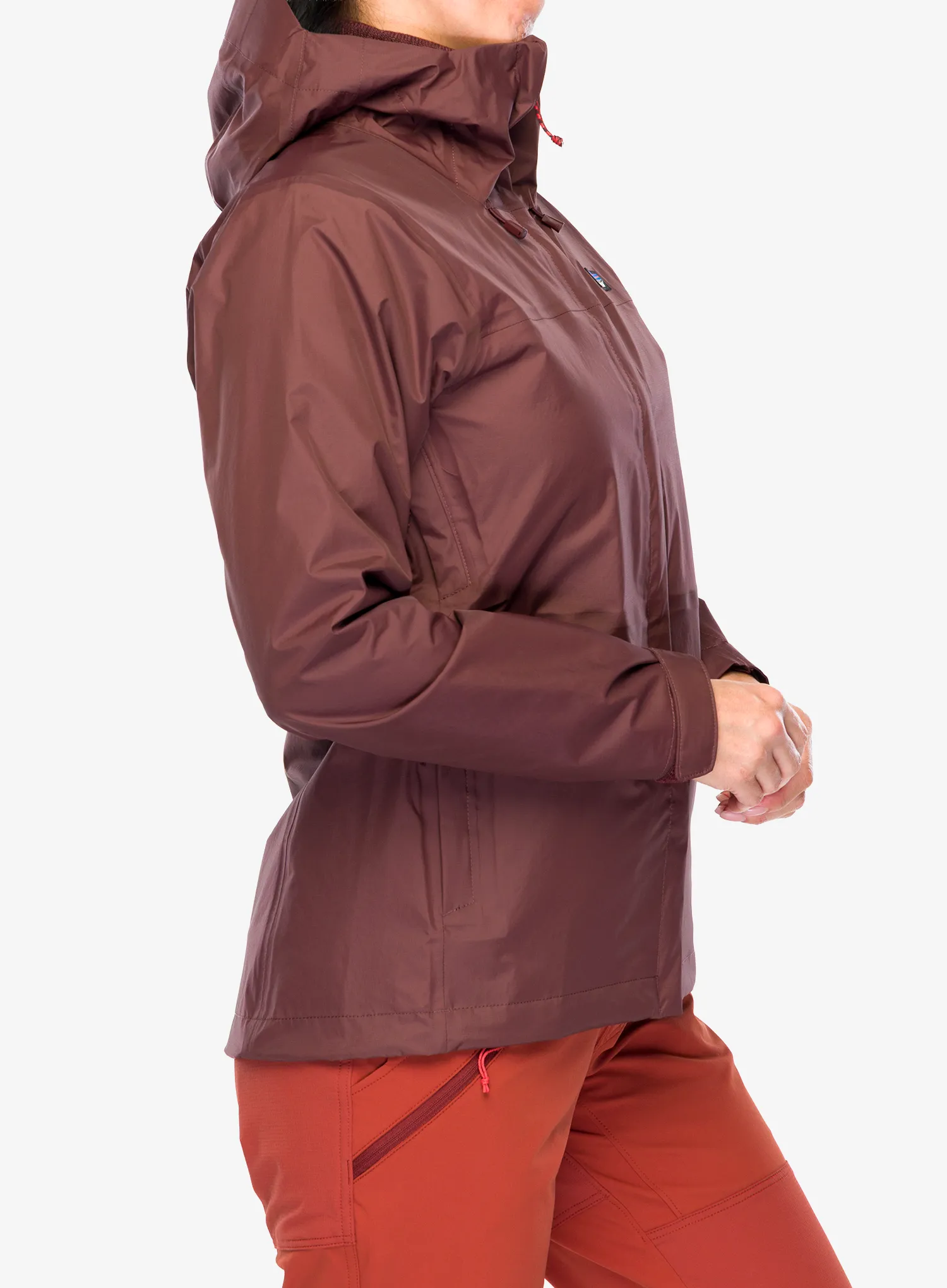 Striukė nuo lietaus moterims Patagonia Torrentshell 3L Jacket - dark ruby