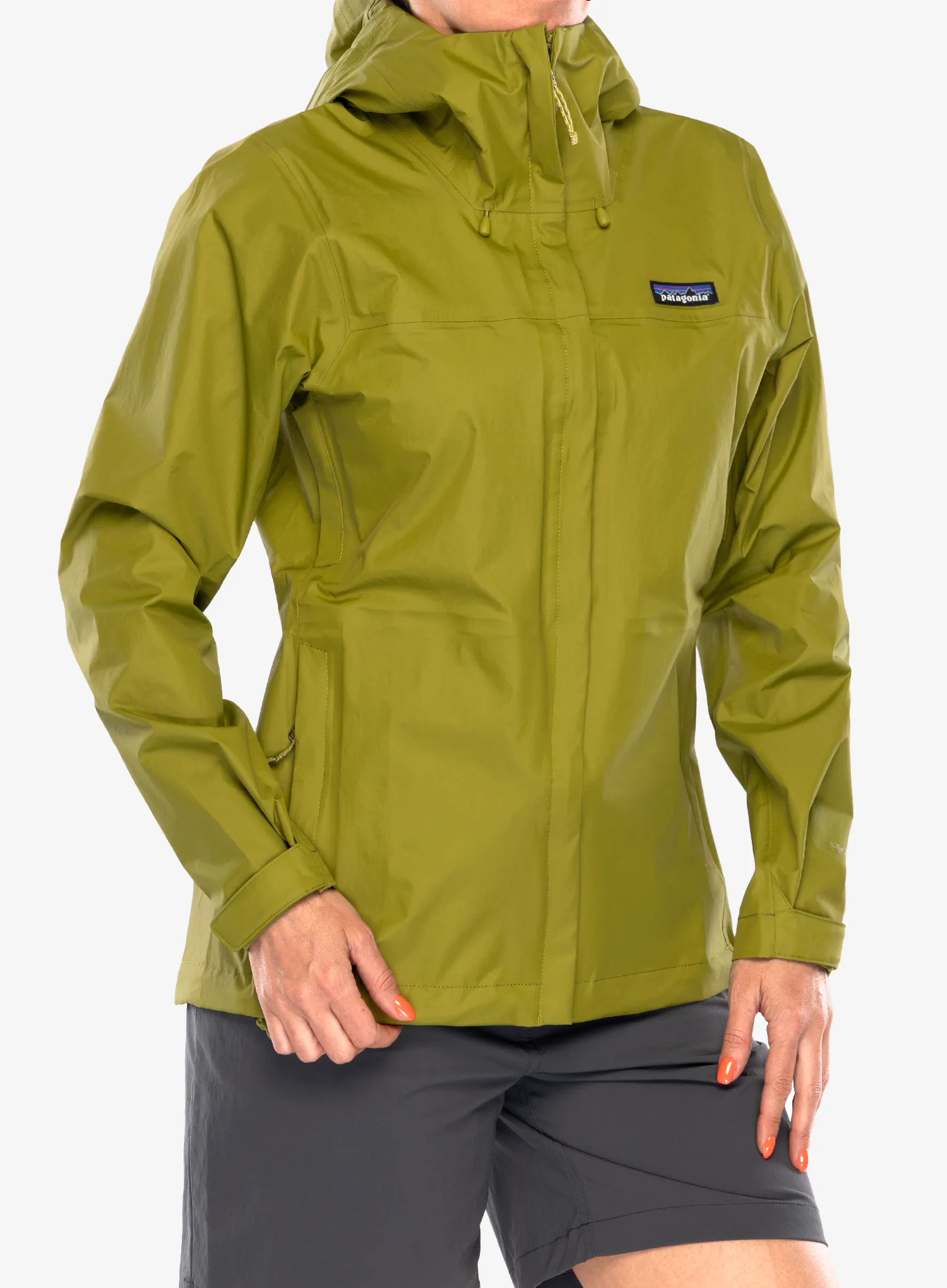 Striukė nuo lietaus moterims Patagonia Torrentshell 3L Jacket - graze green