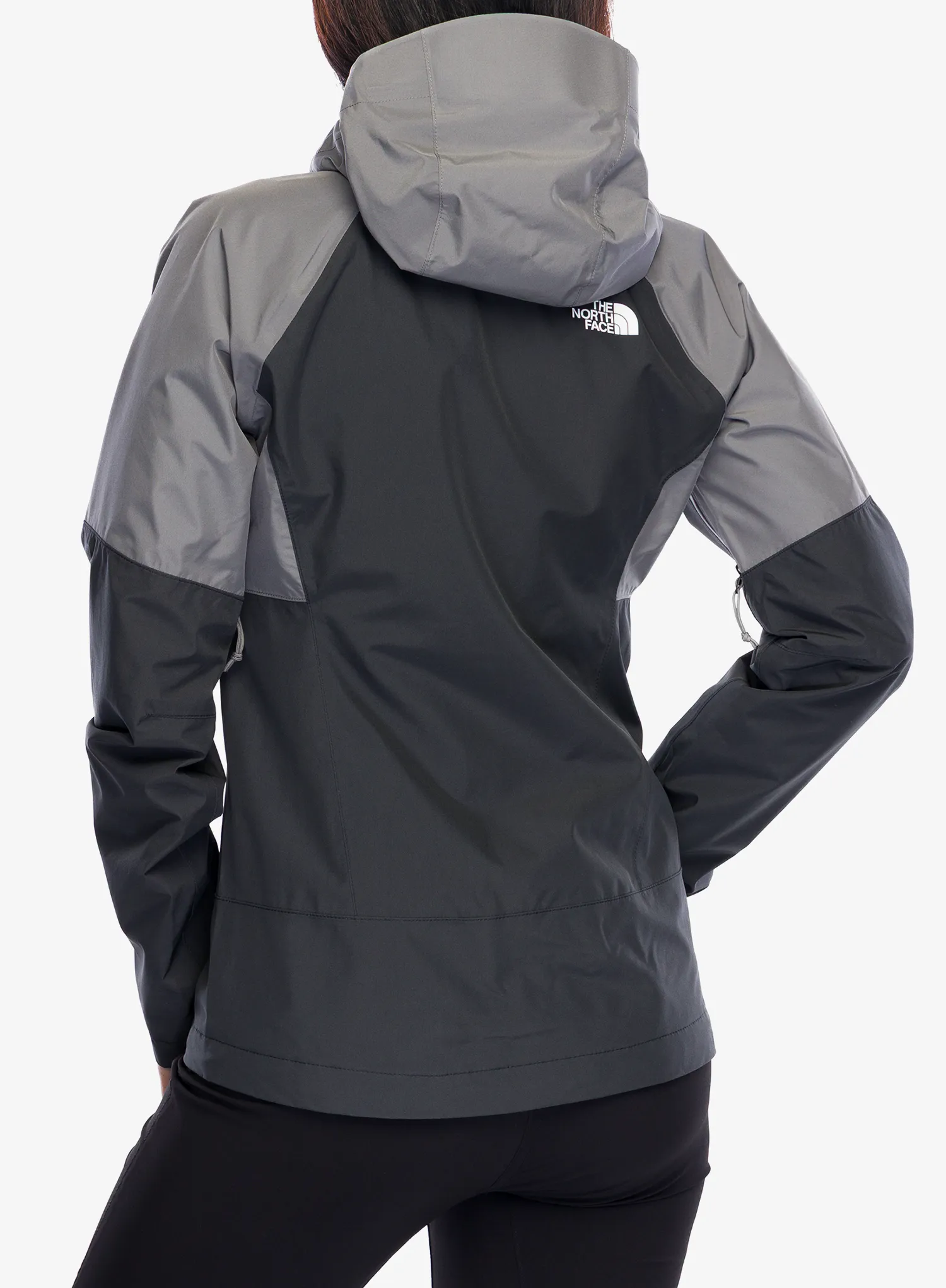 Striukė nuo lietaus moterims The North Face Diablo Dynamic Zip-In Jacket - smoked pearl/asphalt grey