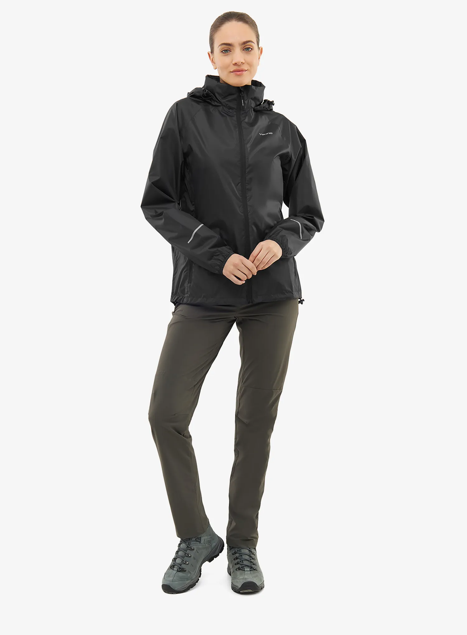 Striukė nuo lietaus moterims Viking Rainier - black