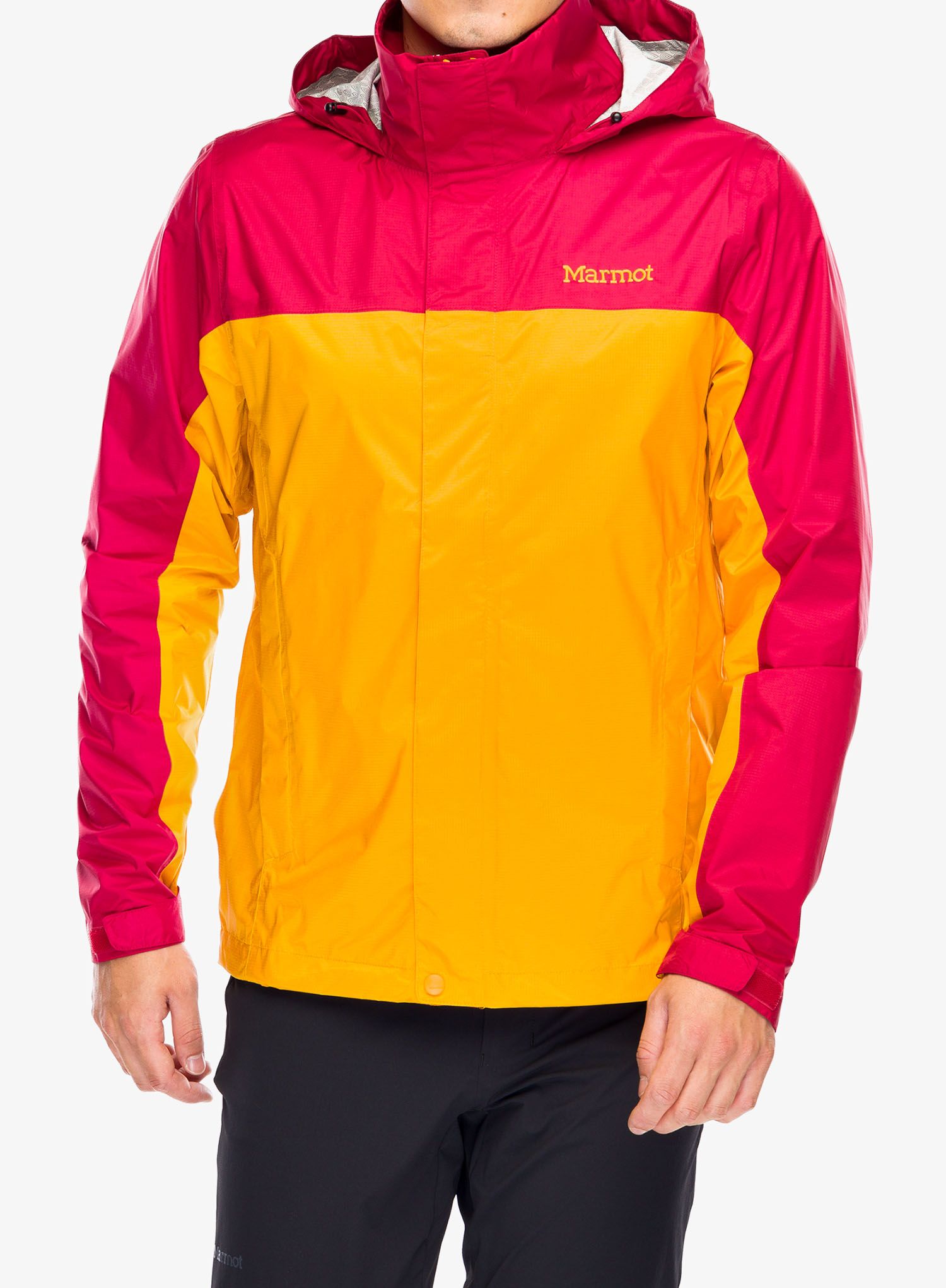 Lietaus striukė Marmot PreCip Eco Jacket - team red/golden sun