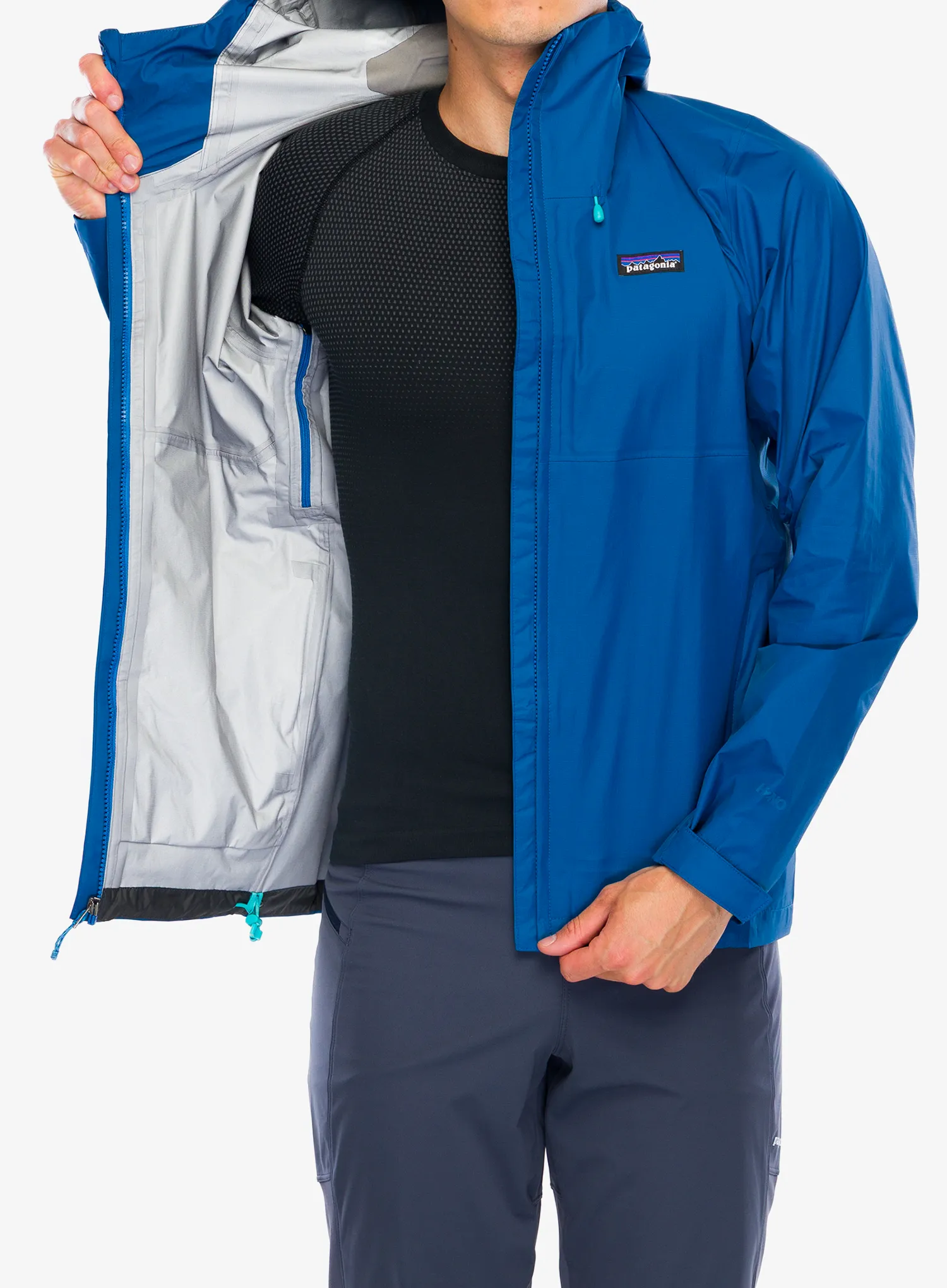 Lietaus striukė Patagonia Torrentshell 3L Jacket - endless blue