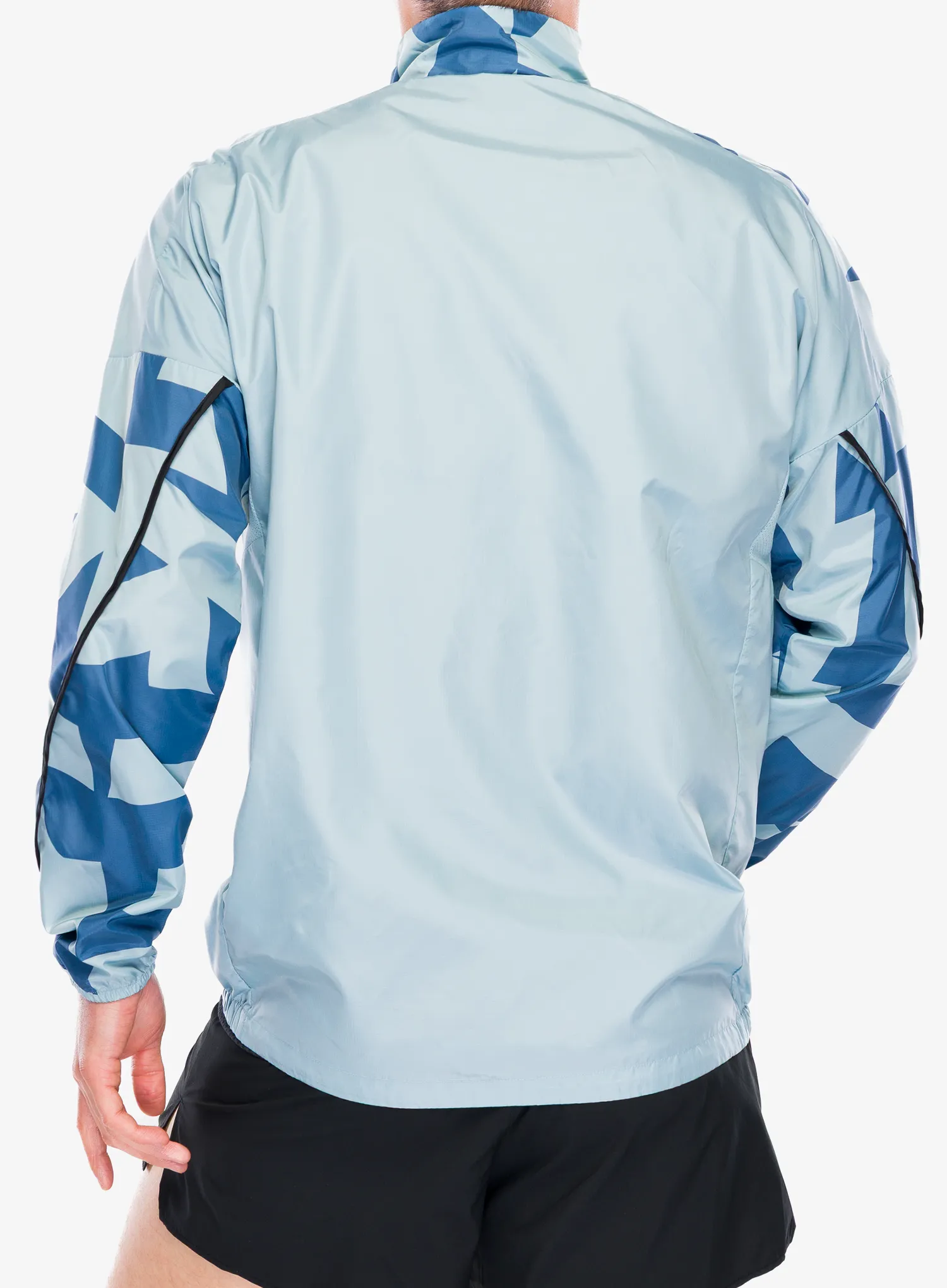 Neperpučiama striukė adidas TERREX Multi Printed Wind Jacket - magic grey/wonder steel