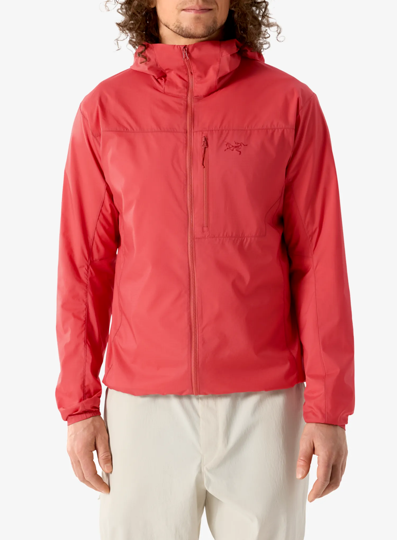Neperpučiama striukė Arcteryx Squamish Hoody - stone red