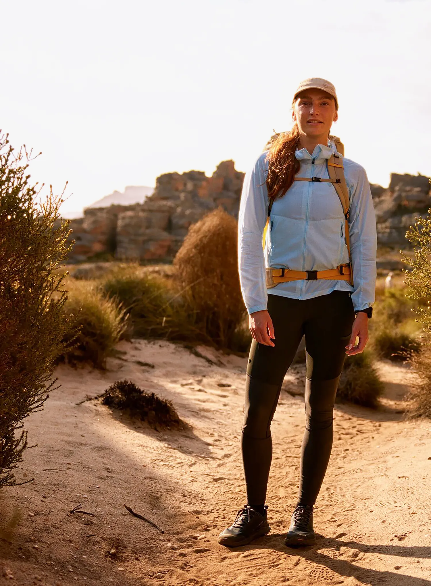 Moteriška neperpučiama striukė Fjallraven Keb Latt Wind Jacket - breeze blue