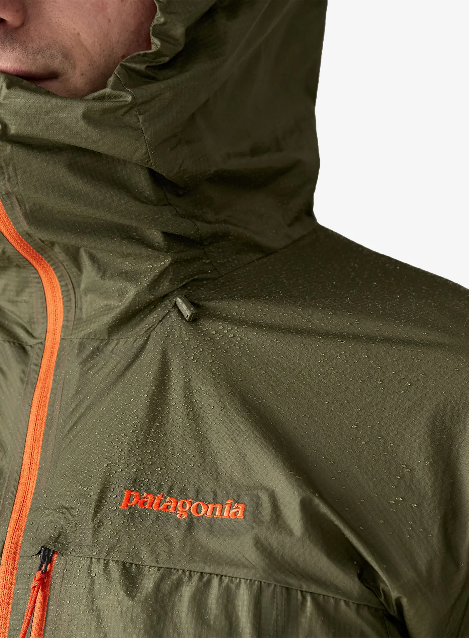 Neperpučiama striukė Patagonia Houdini Rock JKT - basin green