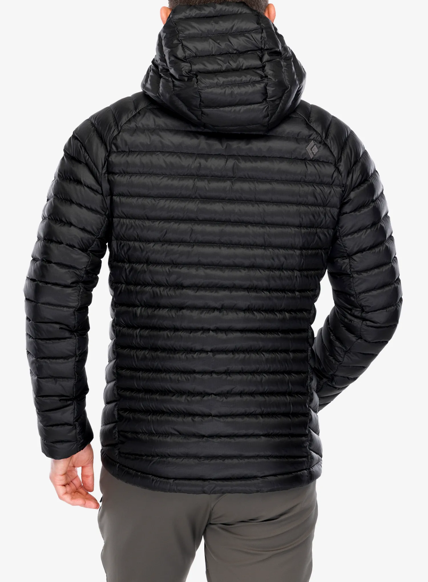 Pūkinė striukė Black Diamond Approach Down Hoody - black/black
