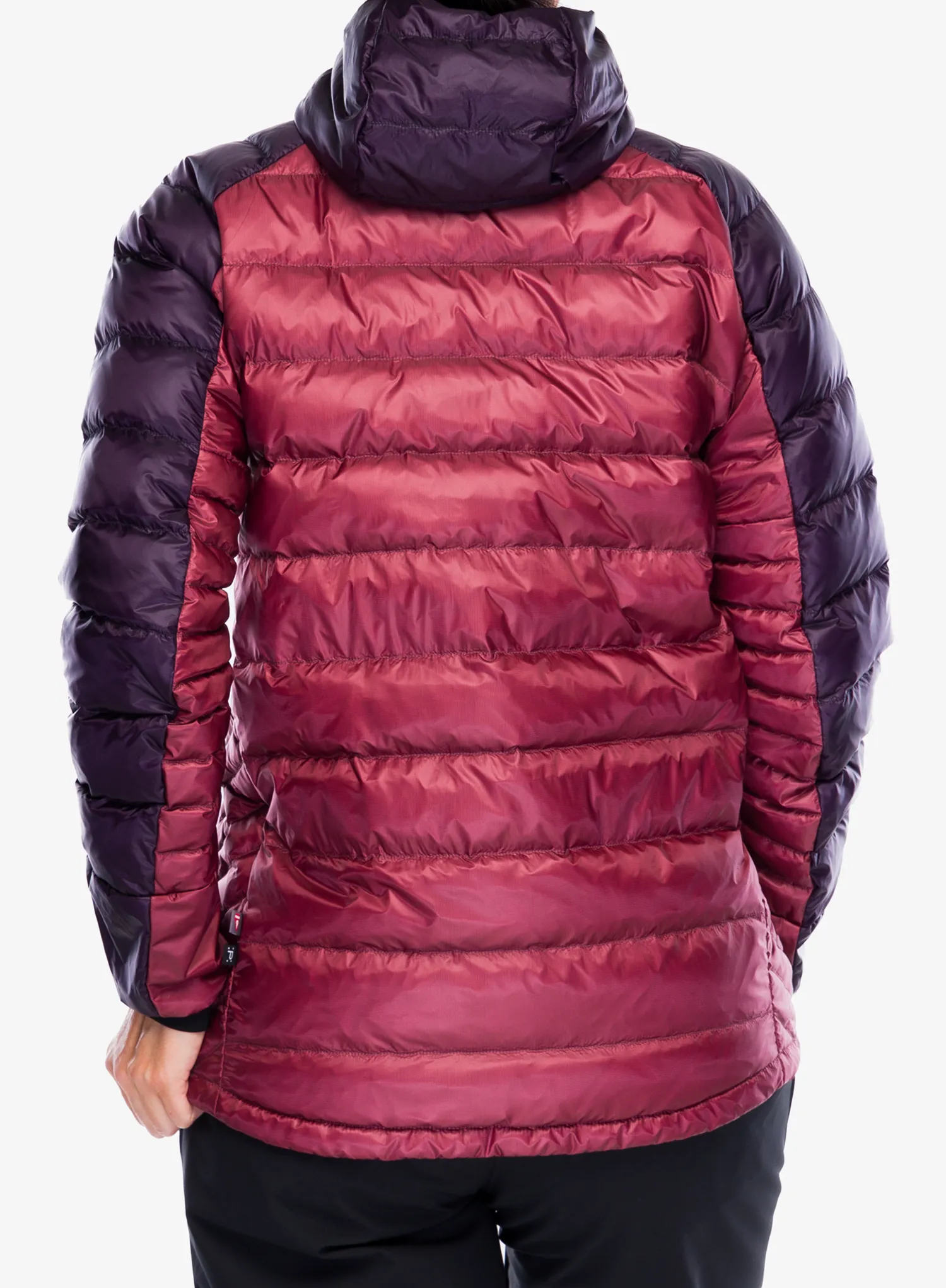 Pūkinė striukė moterims adidas TERREX Xperior COLD.RDY Down Hooded Jkt - aurora black/quiet crimson