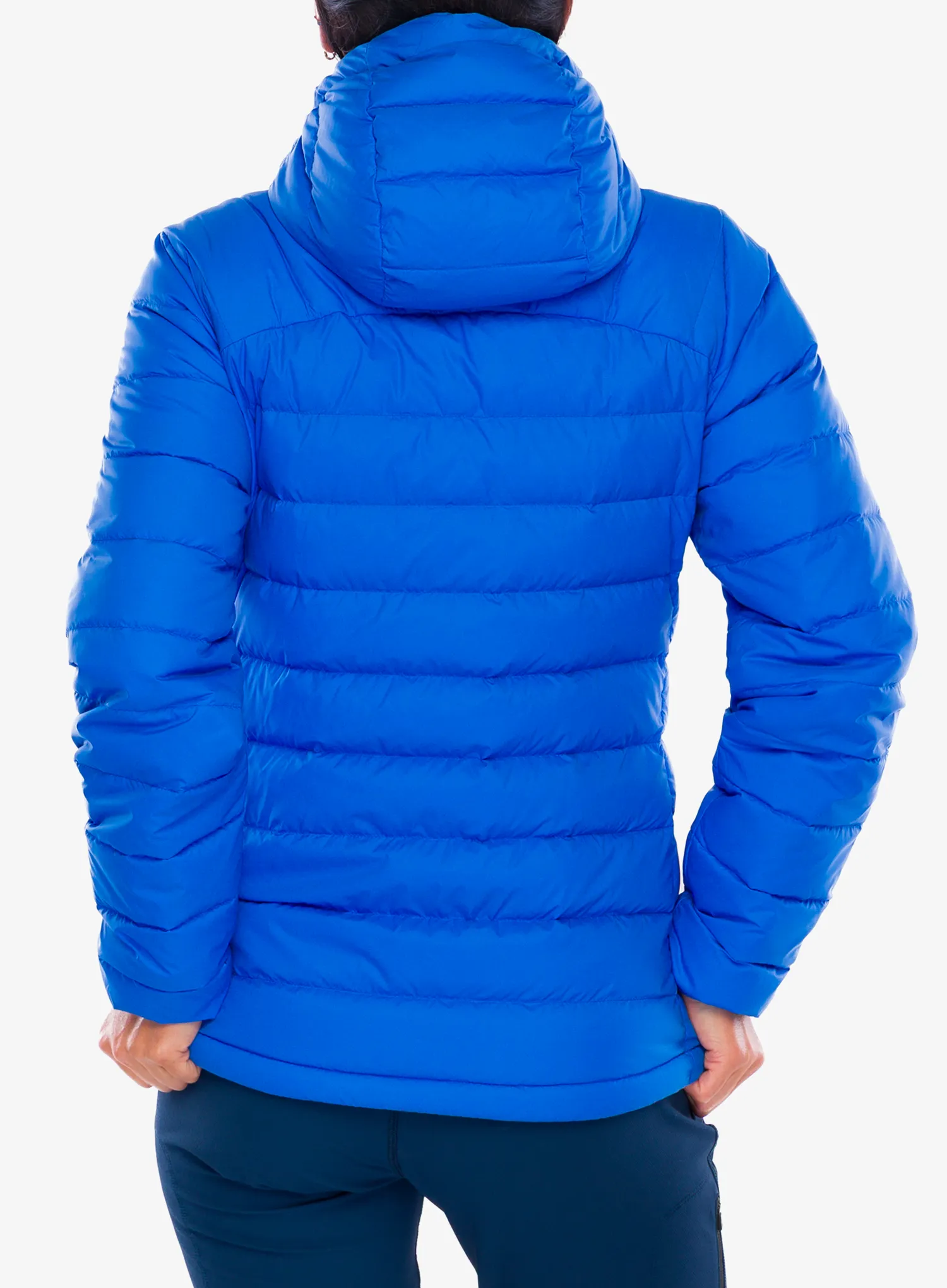 Pūkinė striukė moterims Fjallraven Expedition Pack Down Hoodie - un blue